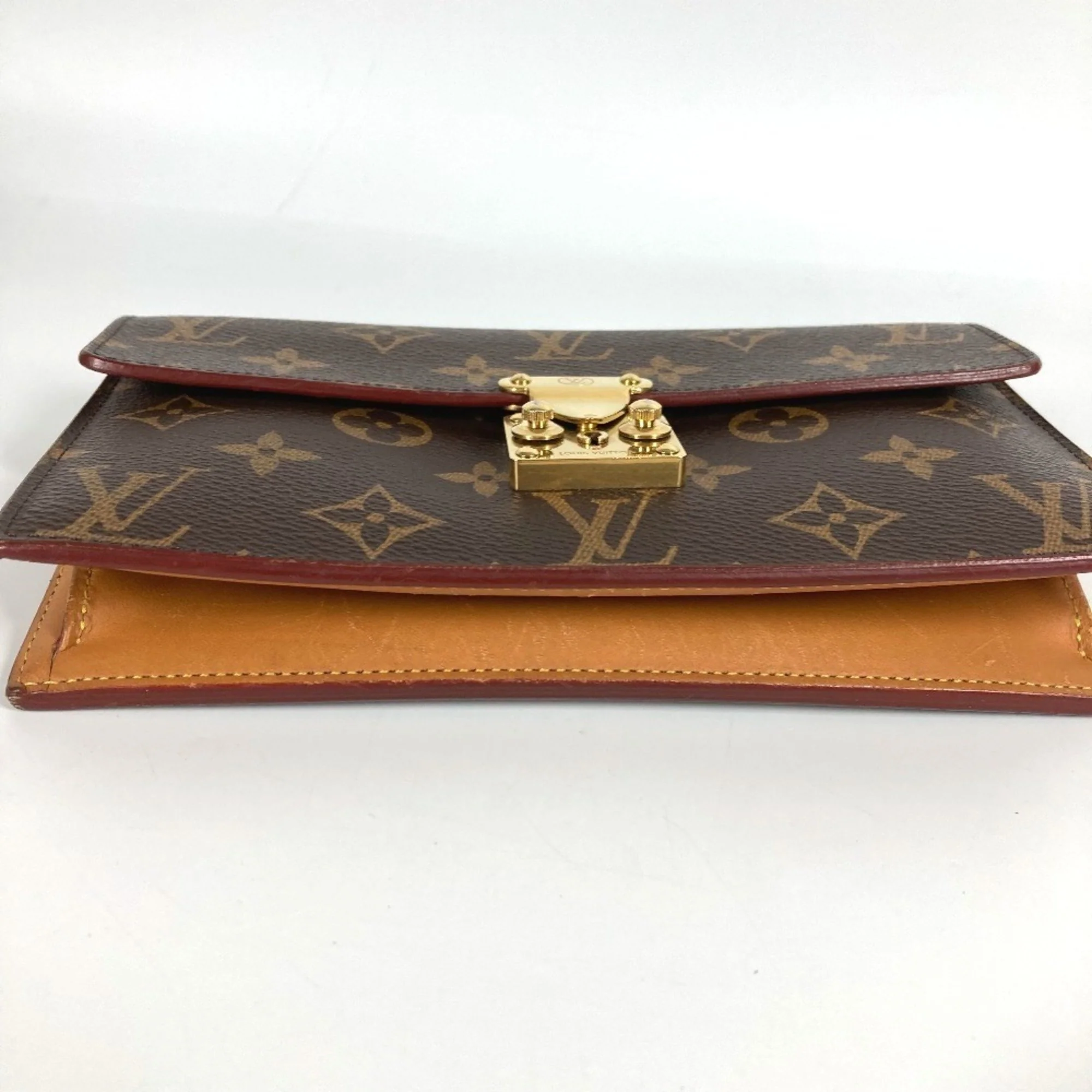 S Lock Belt Pouch Monogram Canvas - Image 4