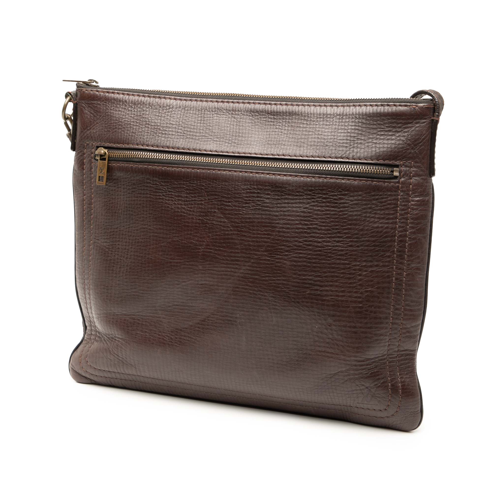 Sac Plat Crossbody Bag Utah Leather - Image 2