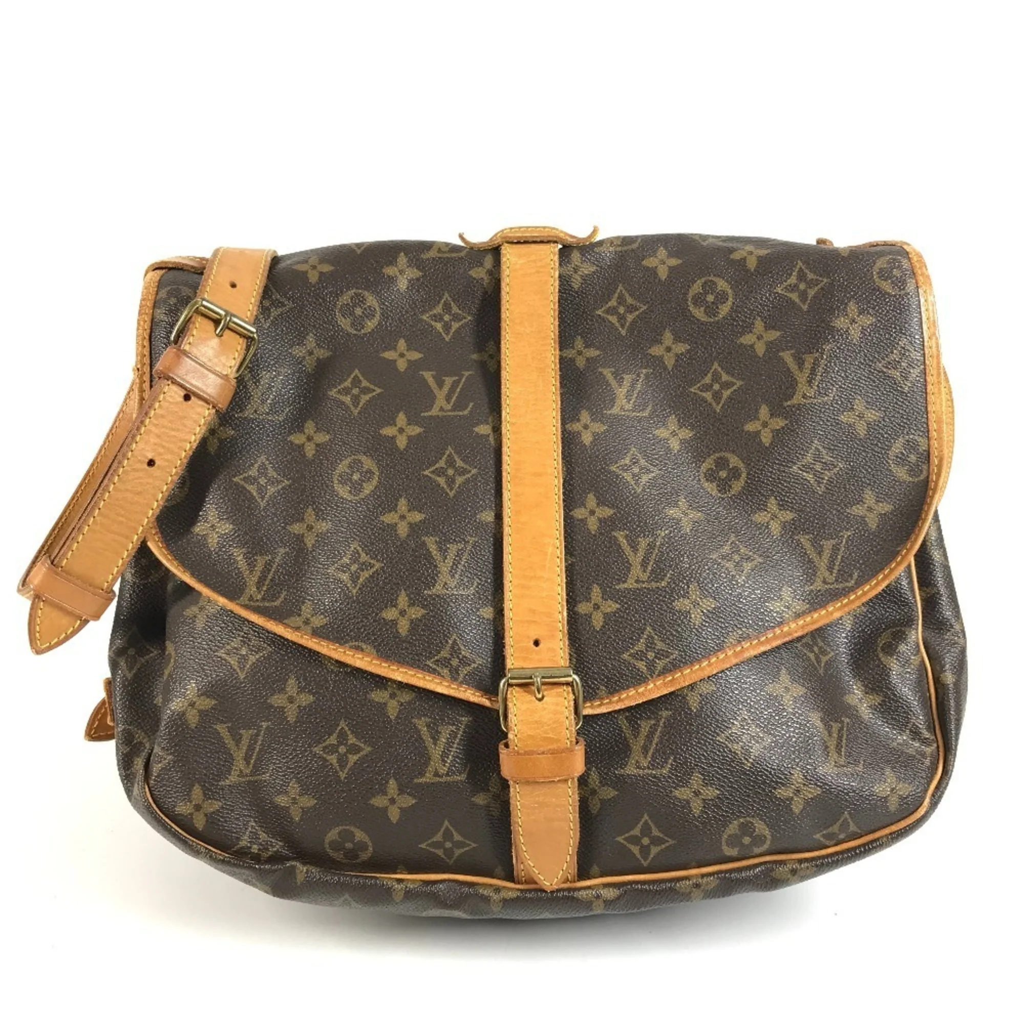 Saumur Handbag Monogram Canvas 35