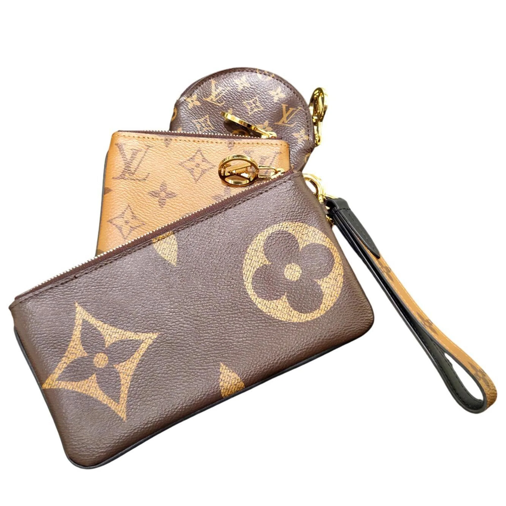 Trio Pouch Set Reverse Monogram Giant - Image 3