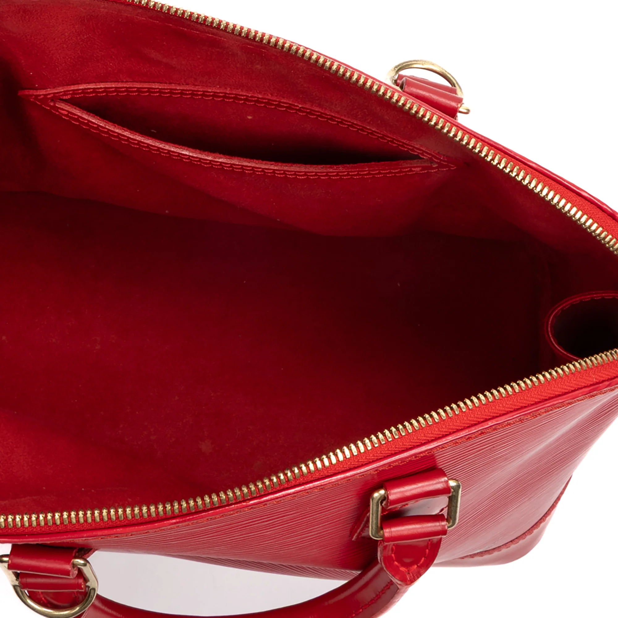 Vintage Alma Handbag Epi Leather PM - Image 9