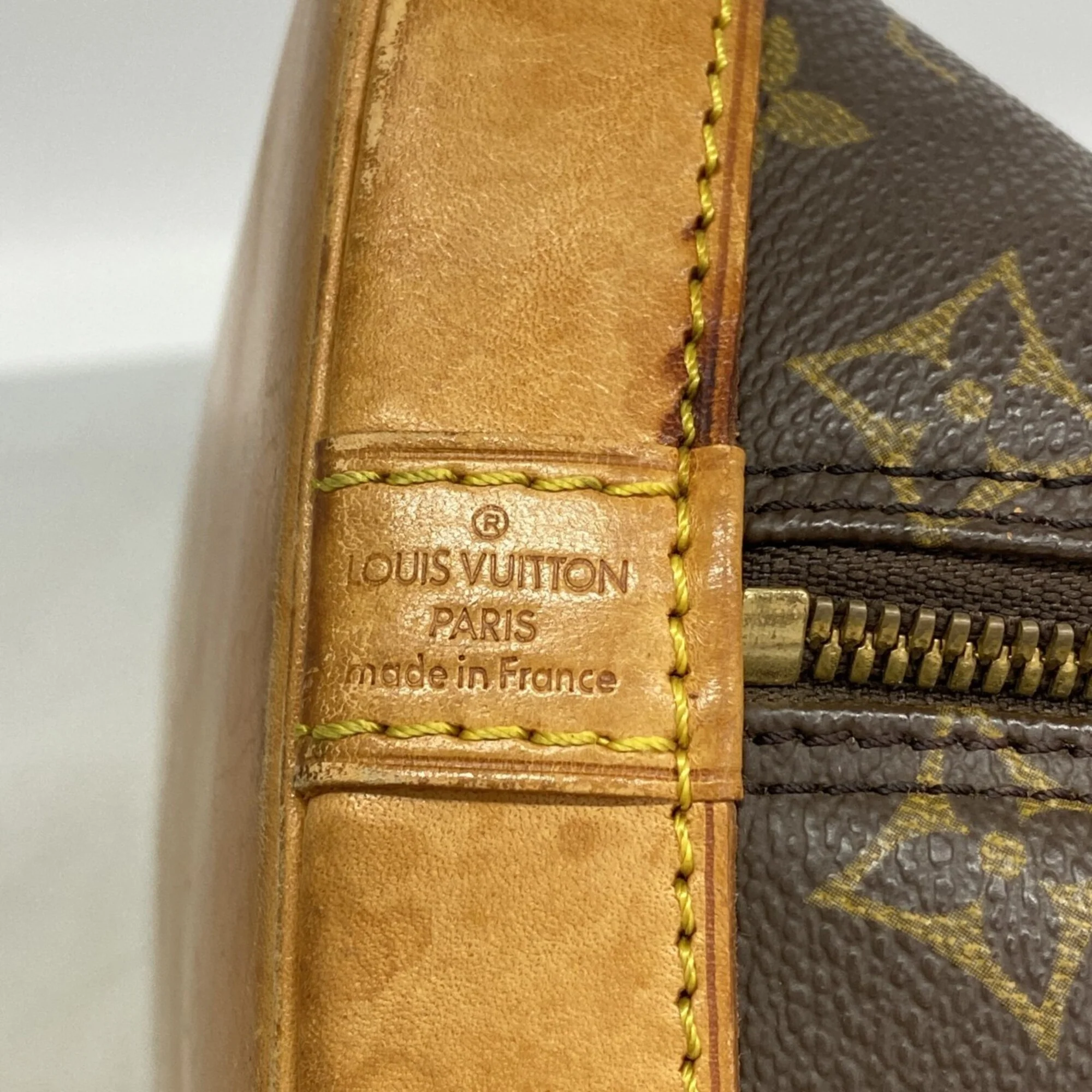 Vintage Alma Handbag Monogram Canvas PM - Image 5