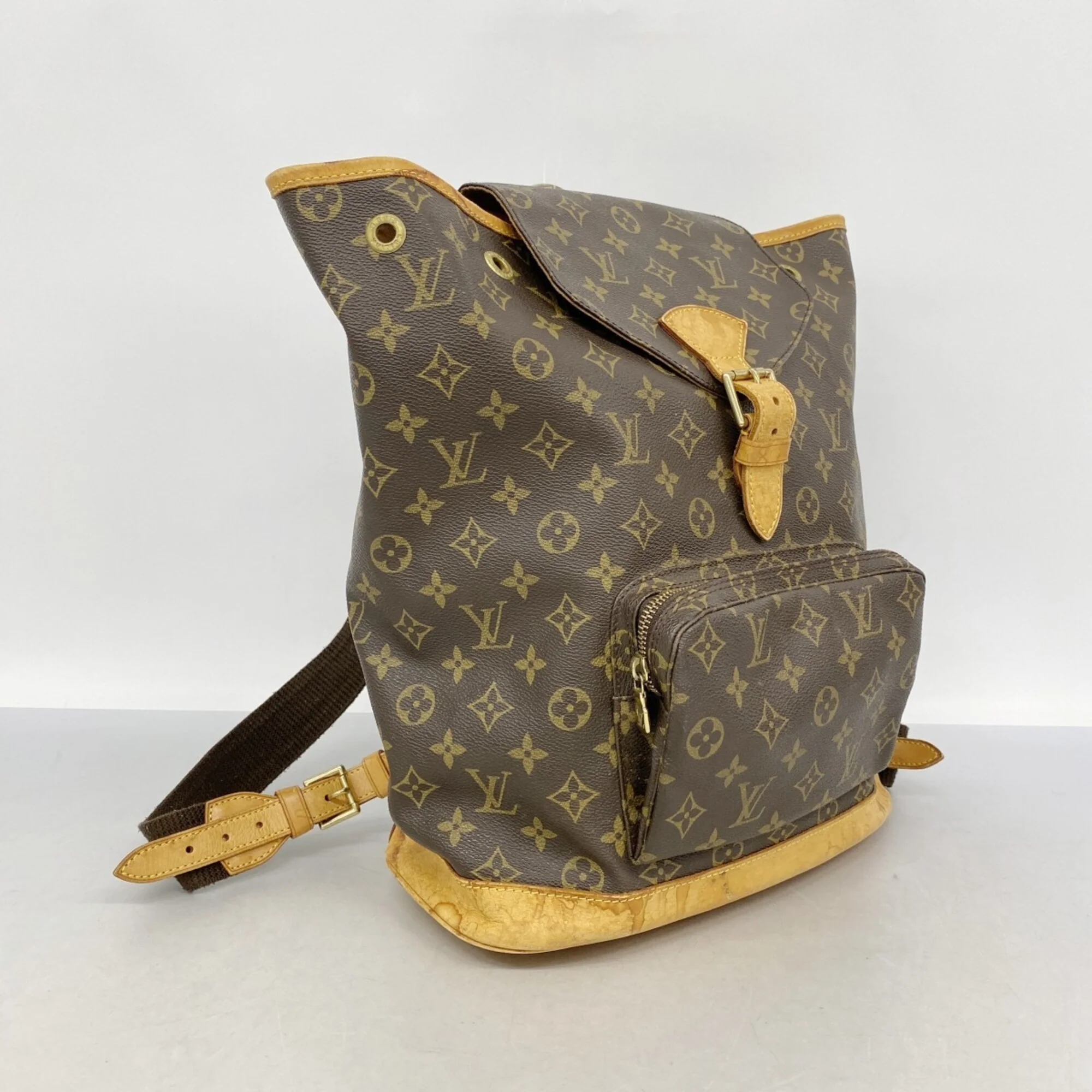 Vintage Montsouris Backpack Monogram Canvas GM - Image 2