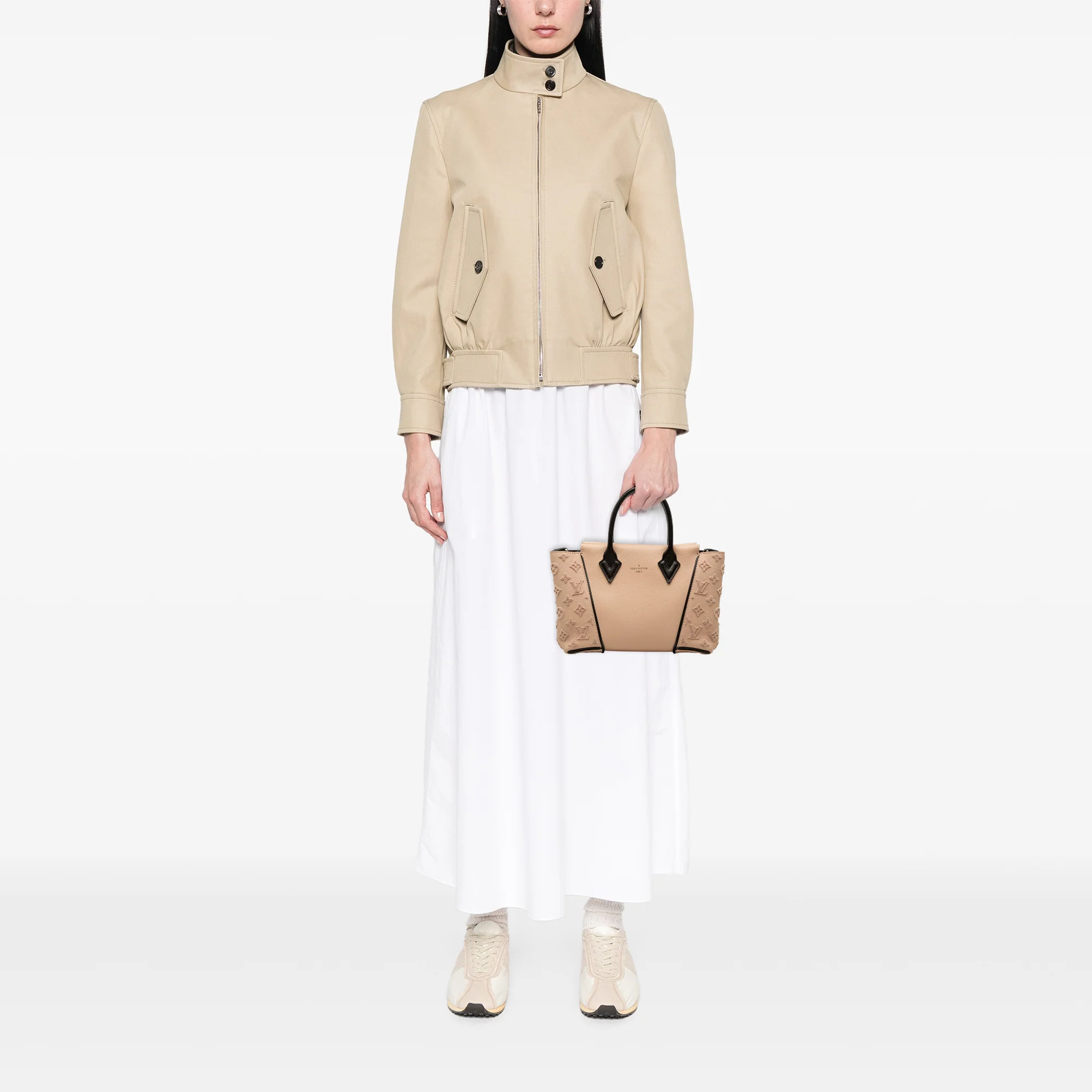W Tote Veau Cachemire Calfskin BB - Image 6
