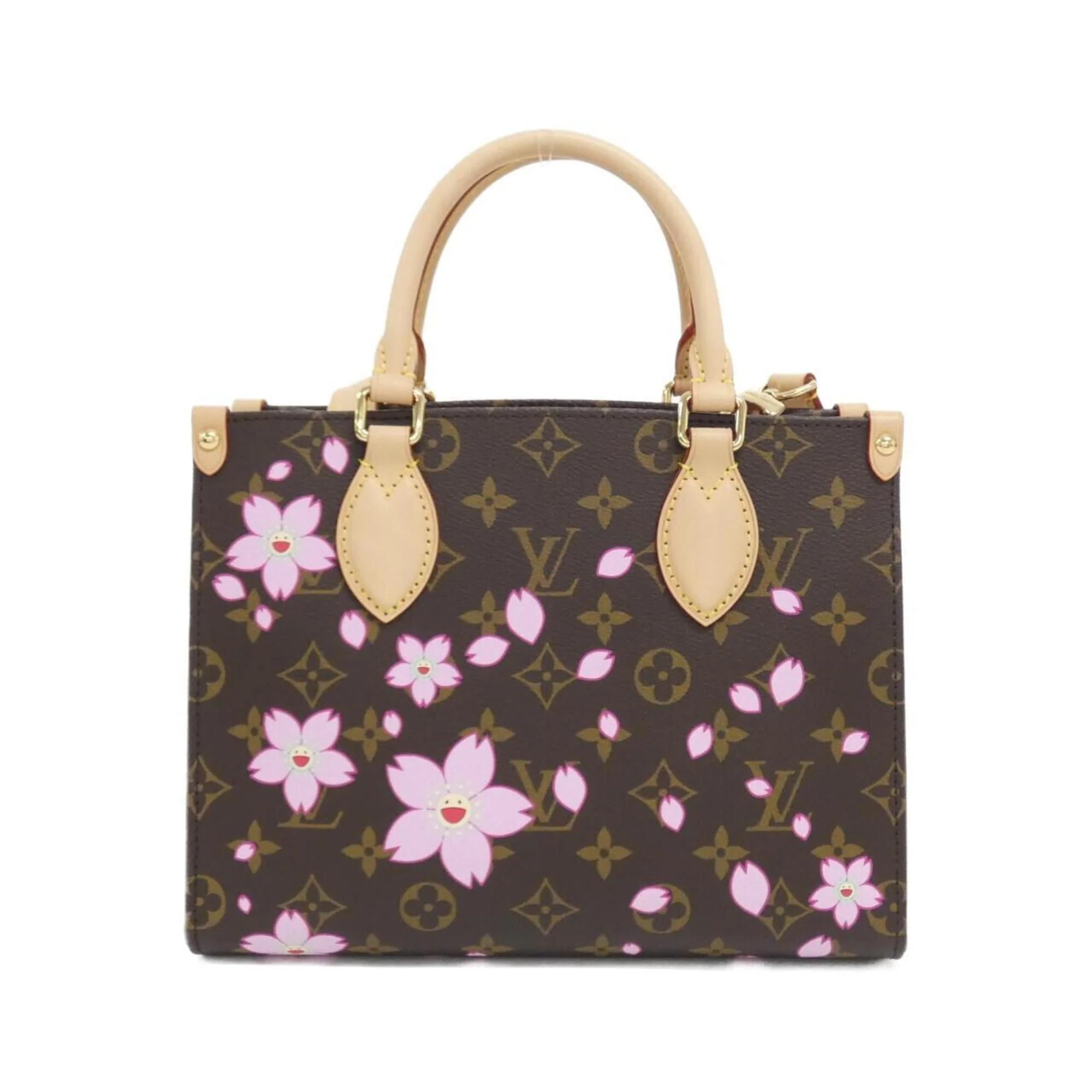 x Takashi Murakami OnTheGo Tote Limited Edition Cherry Blossom Monogram PM - Image 2