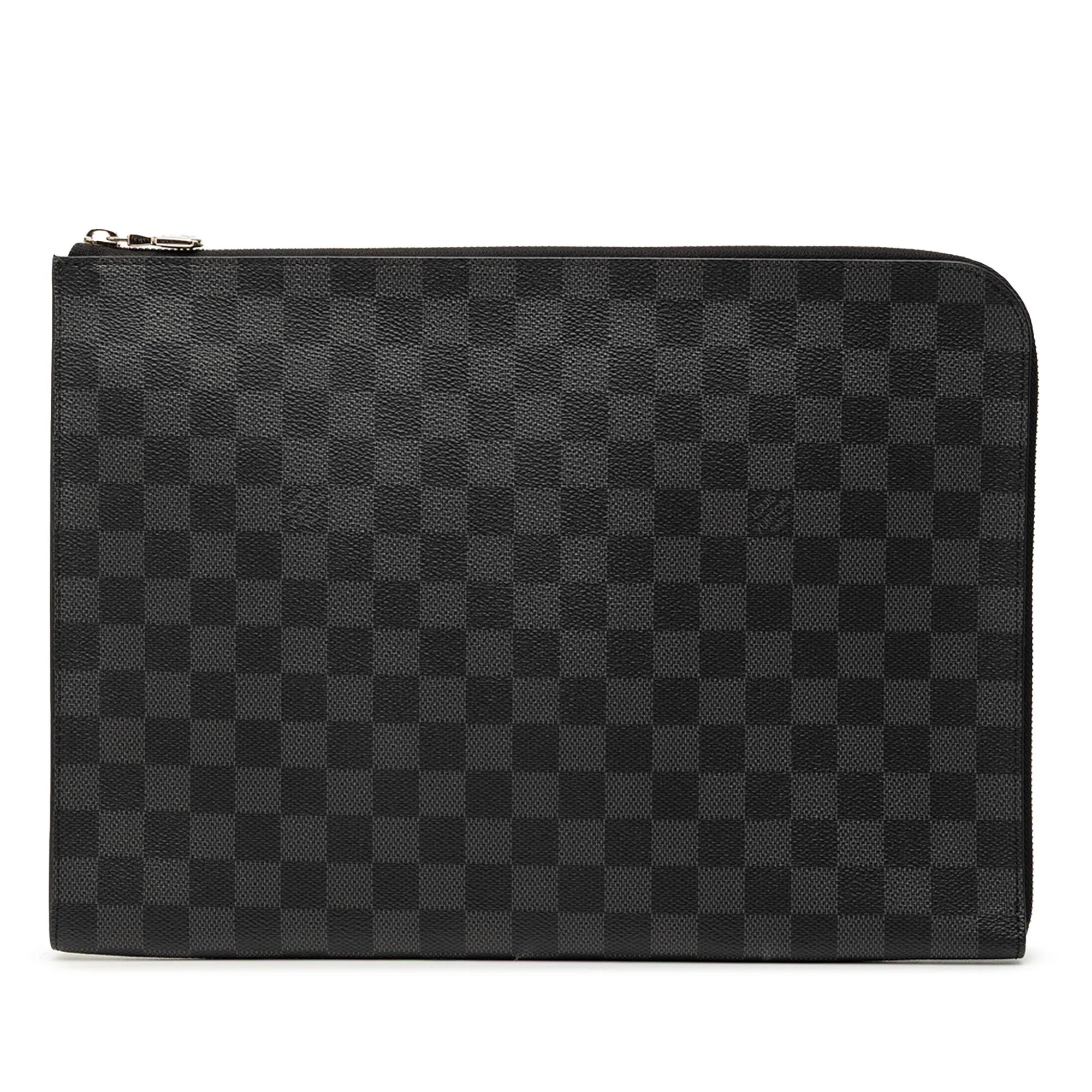 Zip Around Pochette Jour Damier Graphite GM