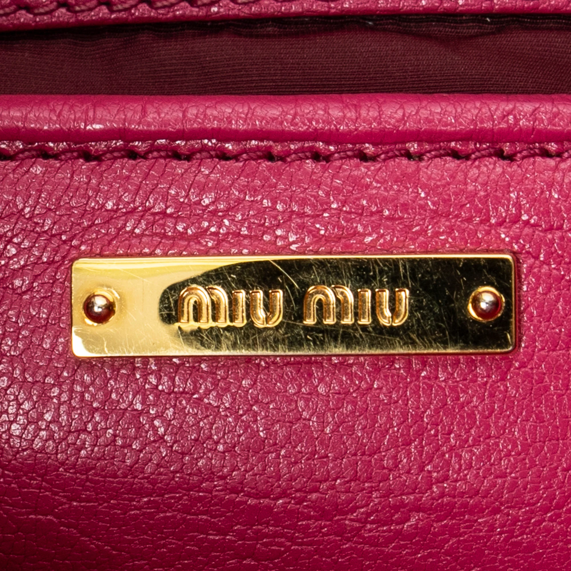Convertible Madras Side Zip Satchel Grainy Leather - Image 10