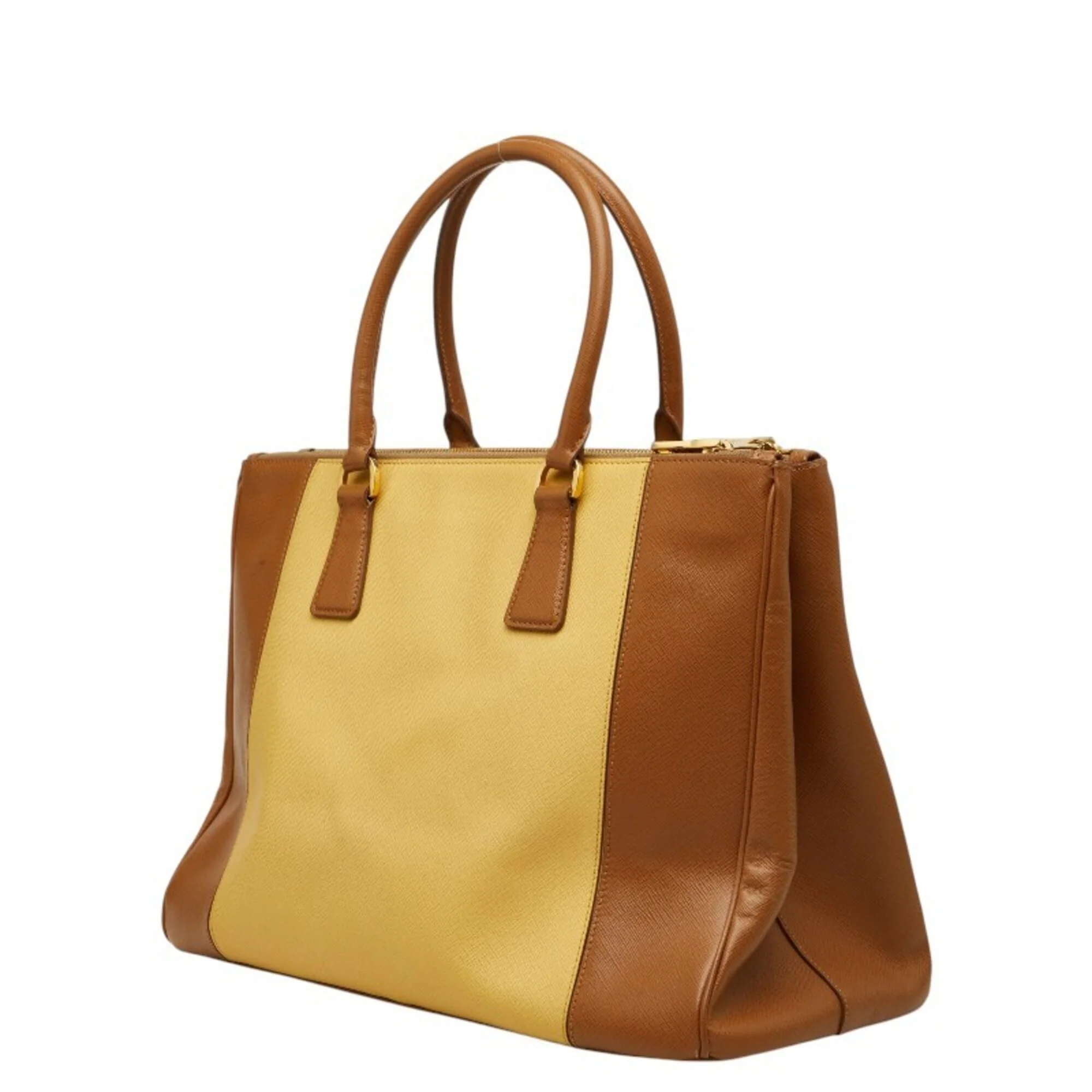 Bicolor Double Zip Lux Tote Saffiano Leather Medium - Image 2