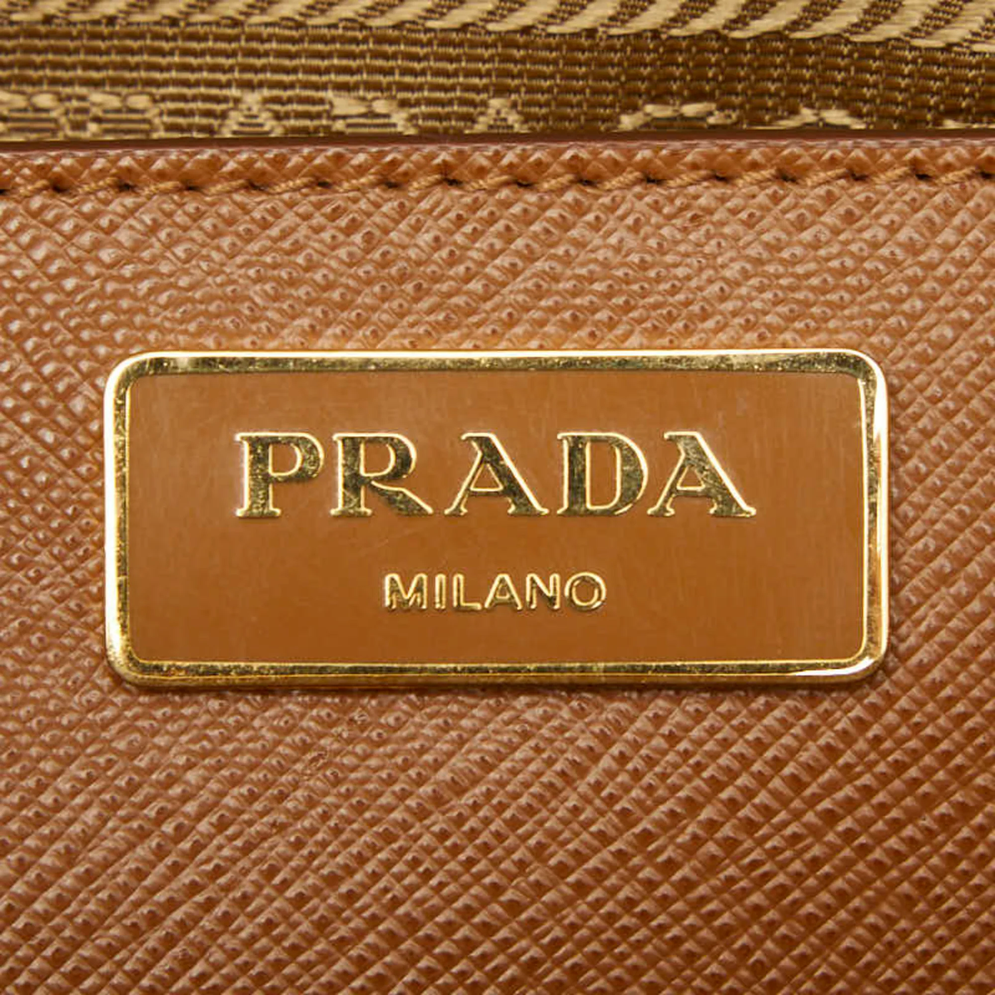 Bicolor Double Zip Lux Tote Saffiano Leather Medium - Image 9