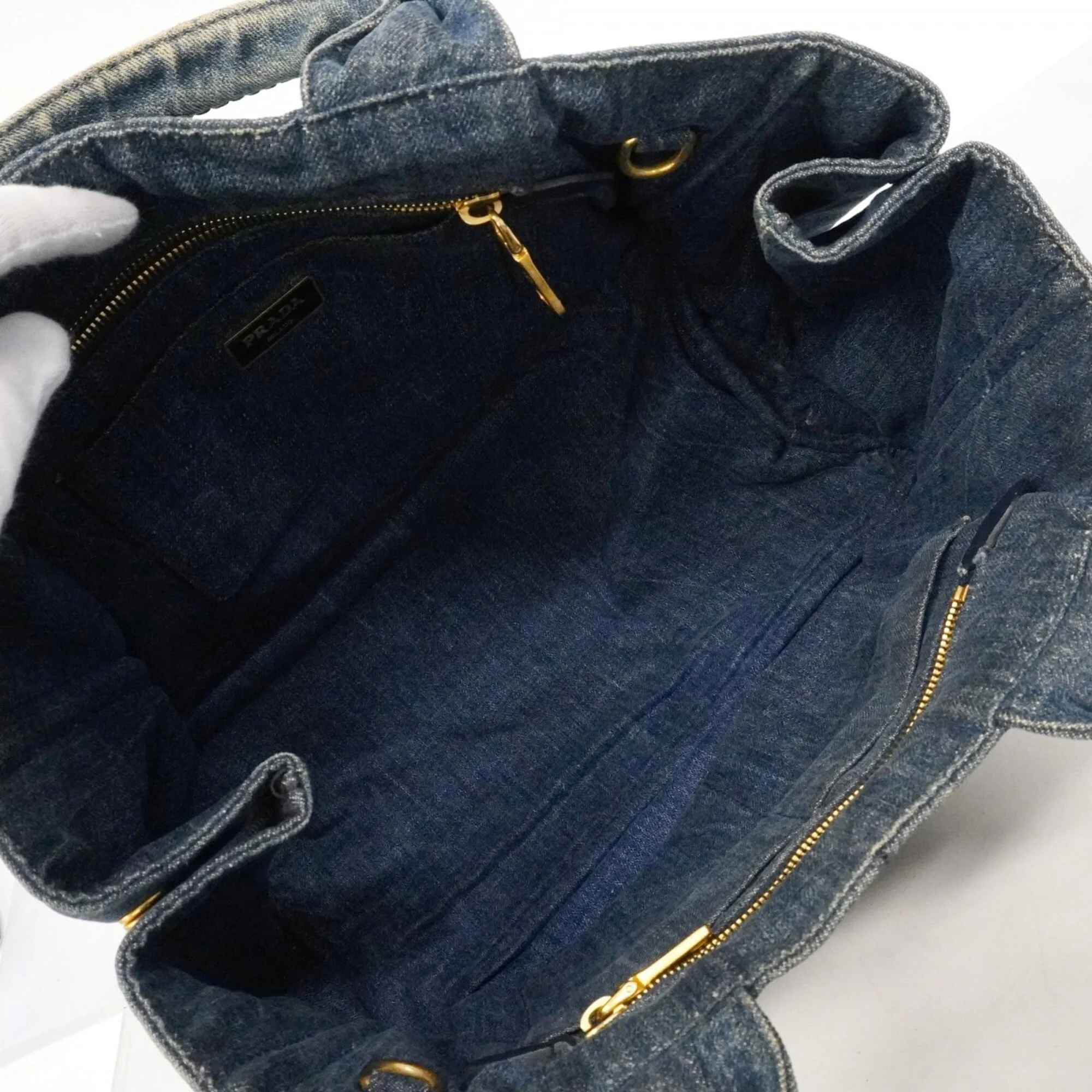 Canapa Convertible Tote Denim Medium - Image 4