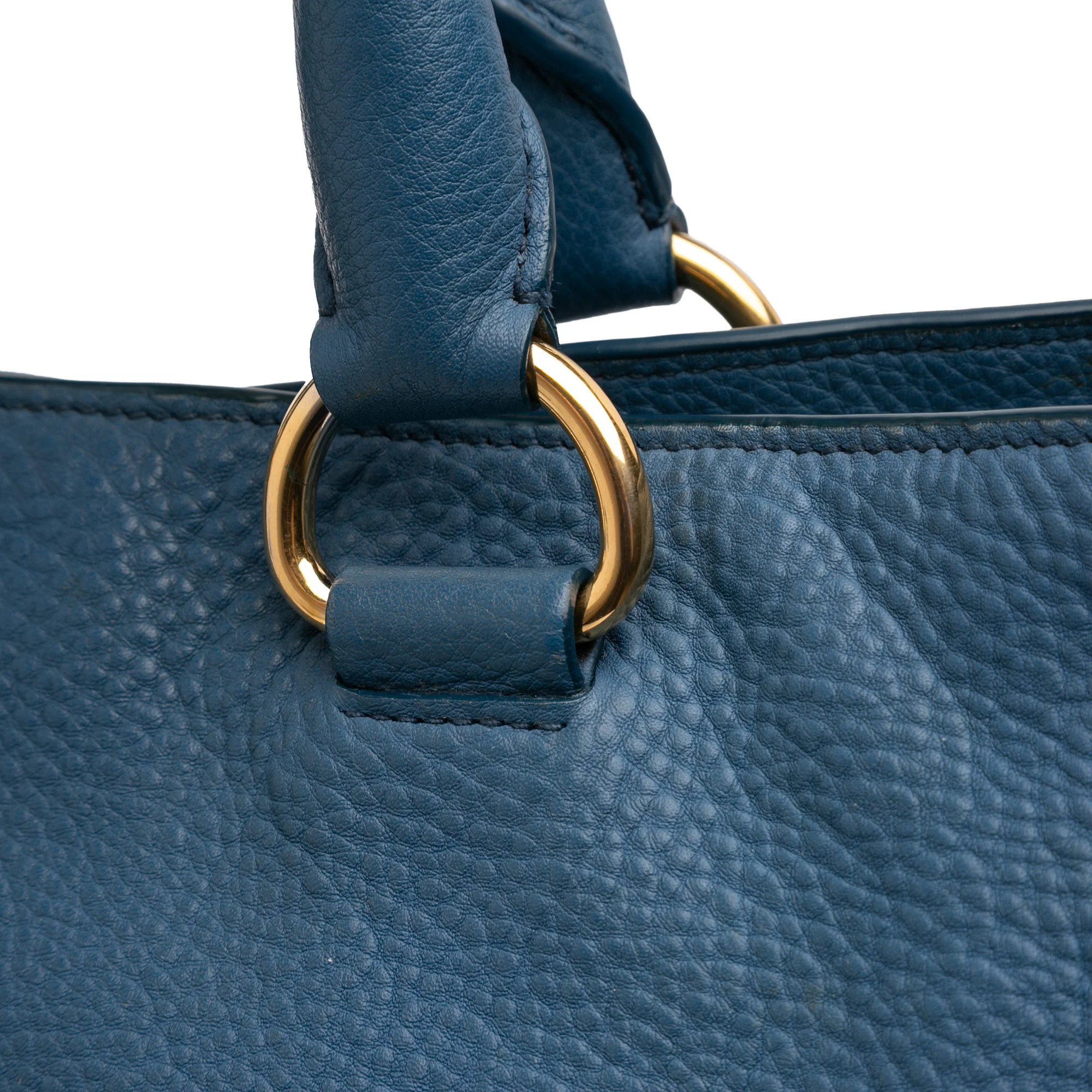 Convertible Shopper Tote Vitello Daino Large - Image 8