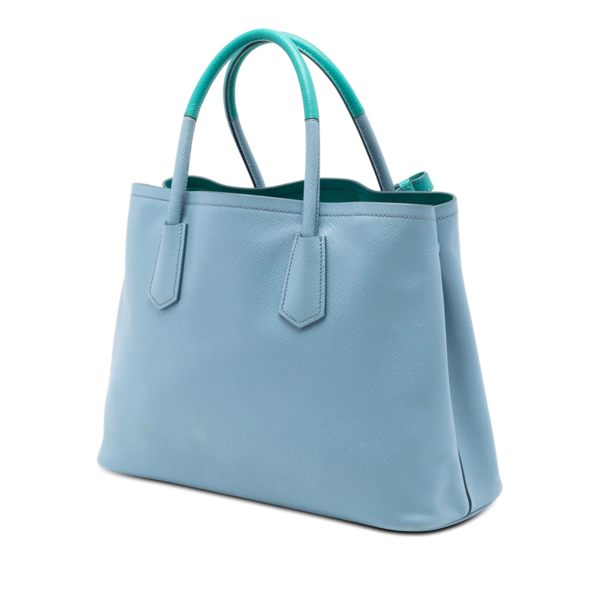 Cuir Double Tote Saffiano Leather Medium - Image 2