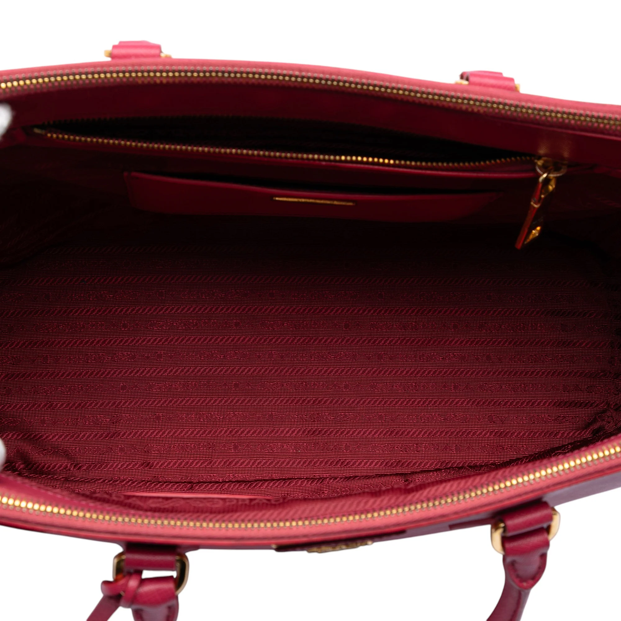 Double Zip Lux Tote Saffiano Leather Large - Image 4