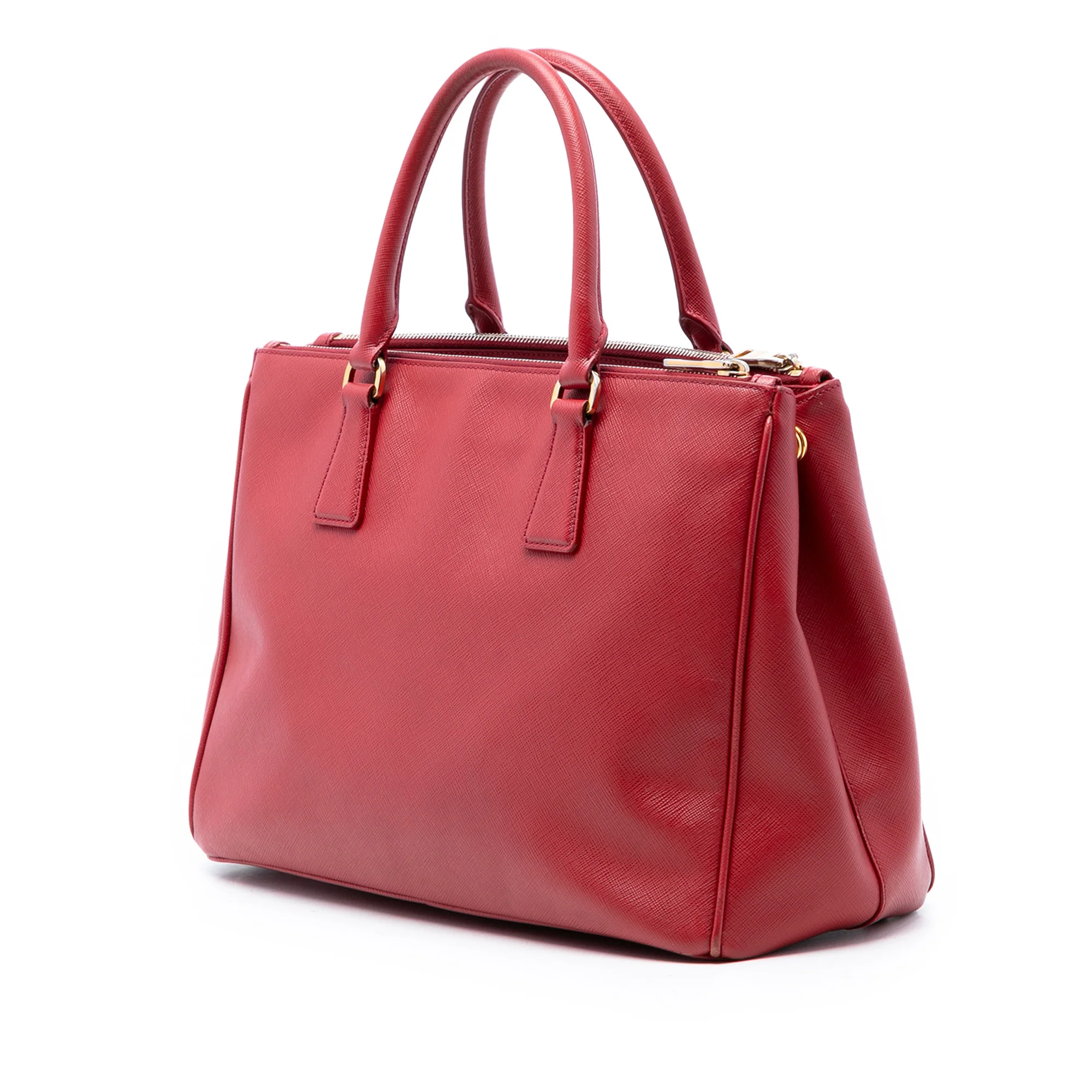 Double Zip Lux Tote Saffiano Leather Medium - Image 2