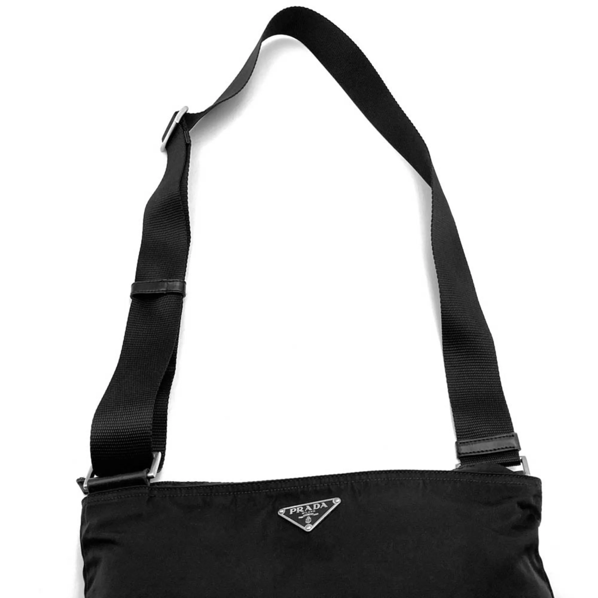 Front Pocket Messenger Bag Tessuto - Image 5