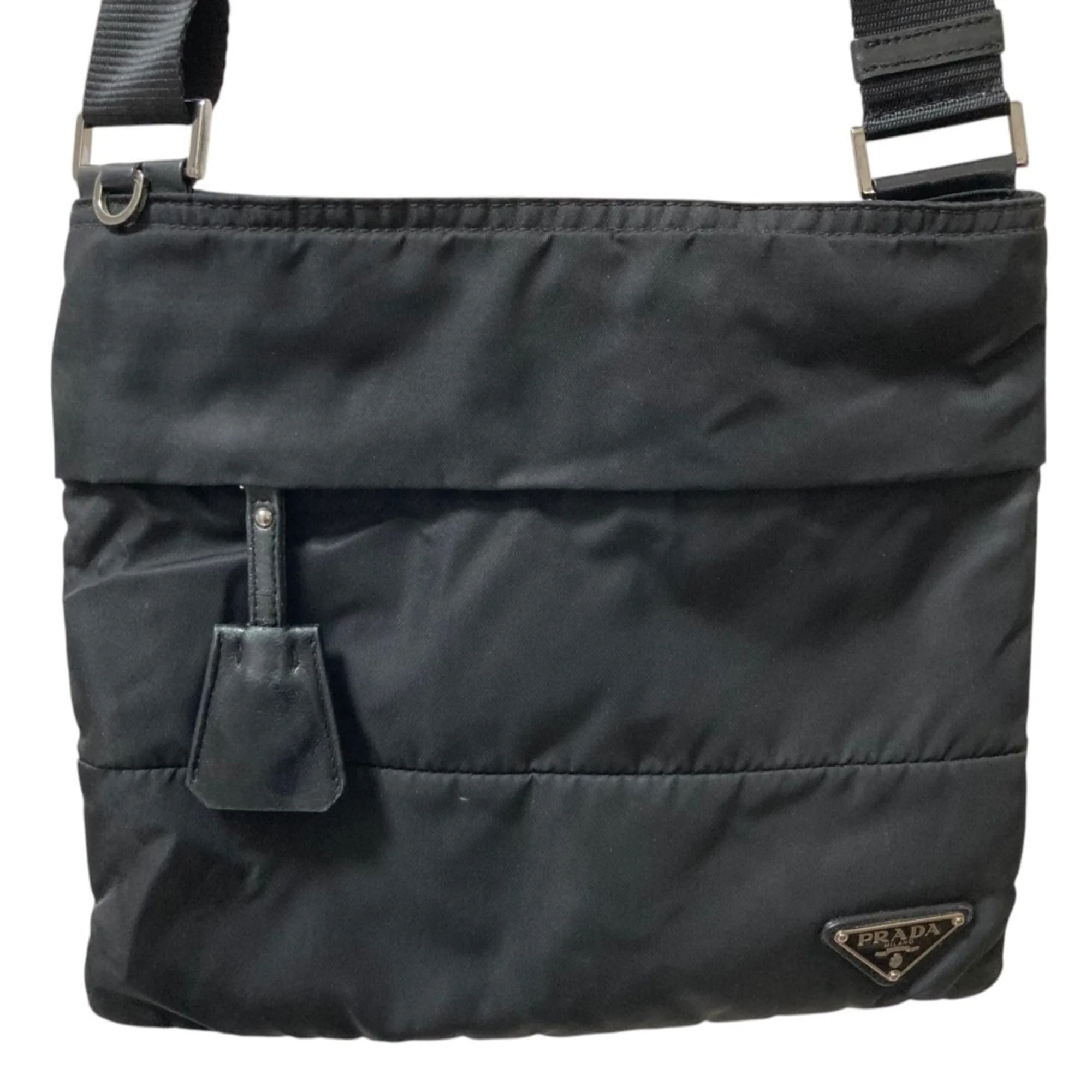 Front Pocket Messenger Bag Tessuto
