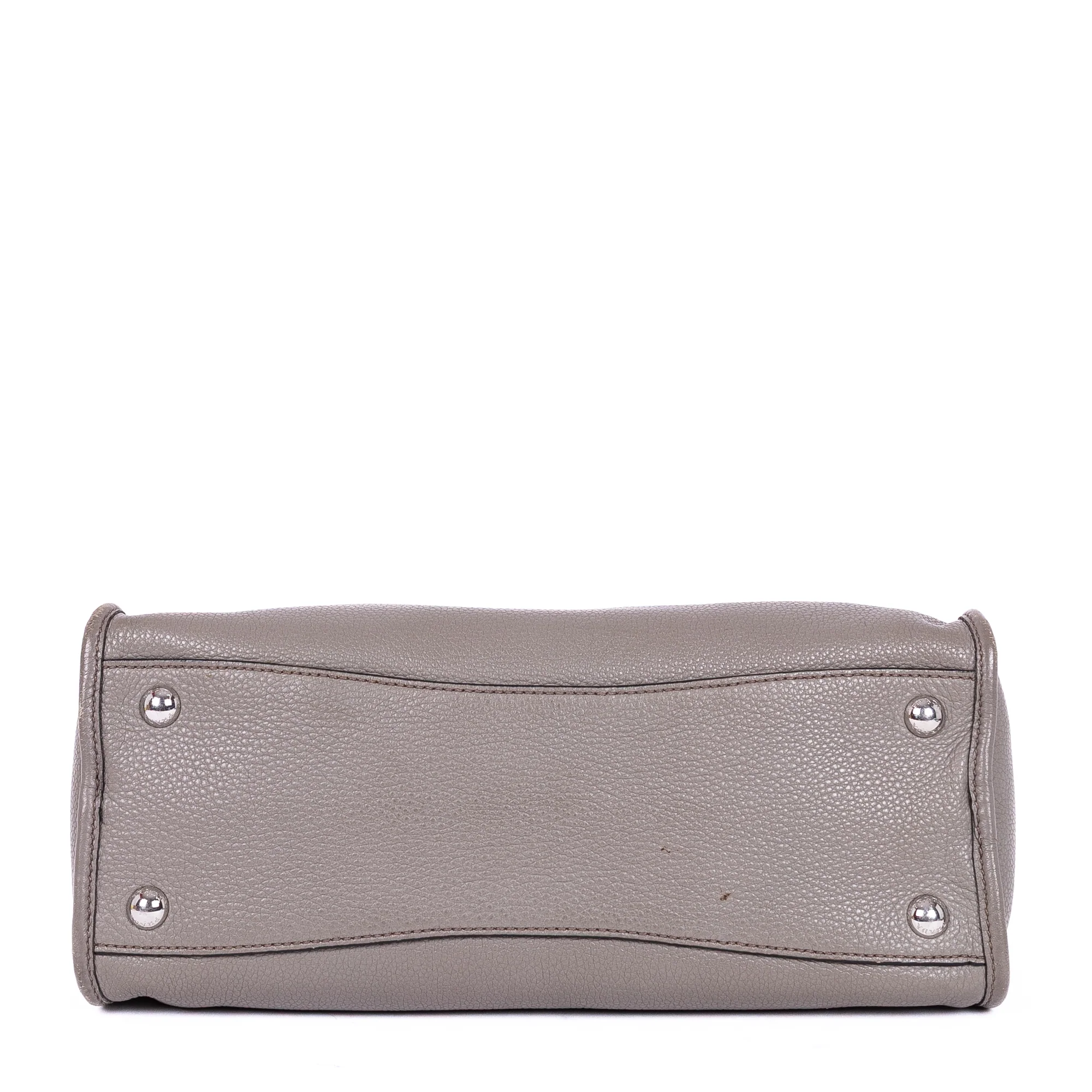 Front Zip Convertible Satchel Vitello Phenix Small - Image 6