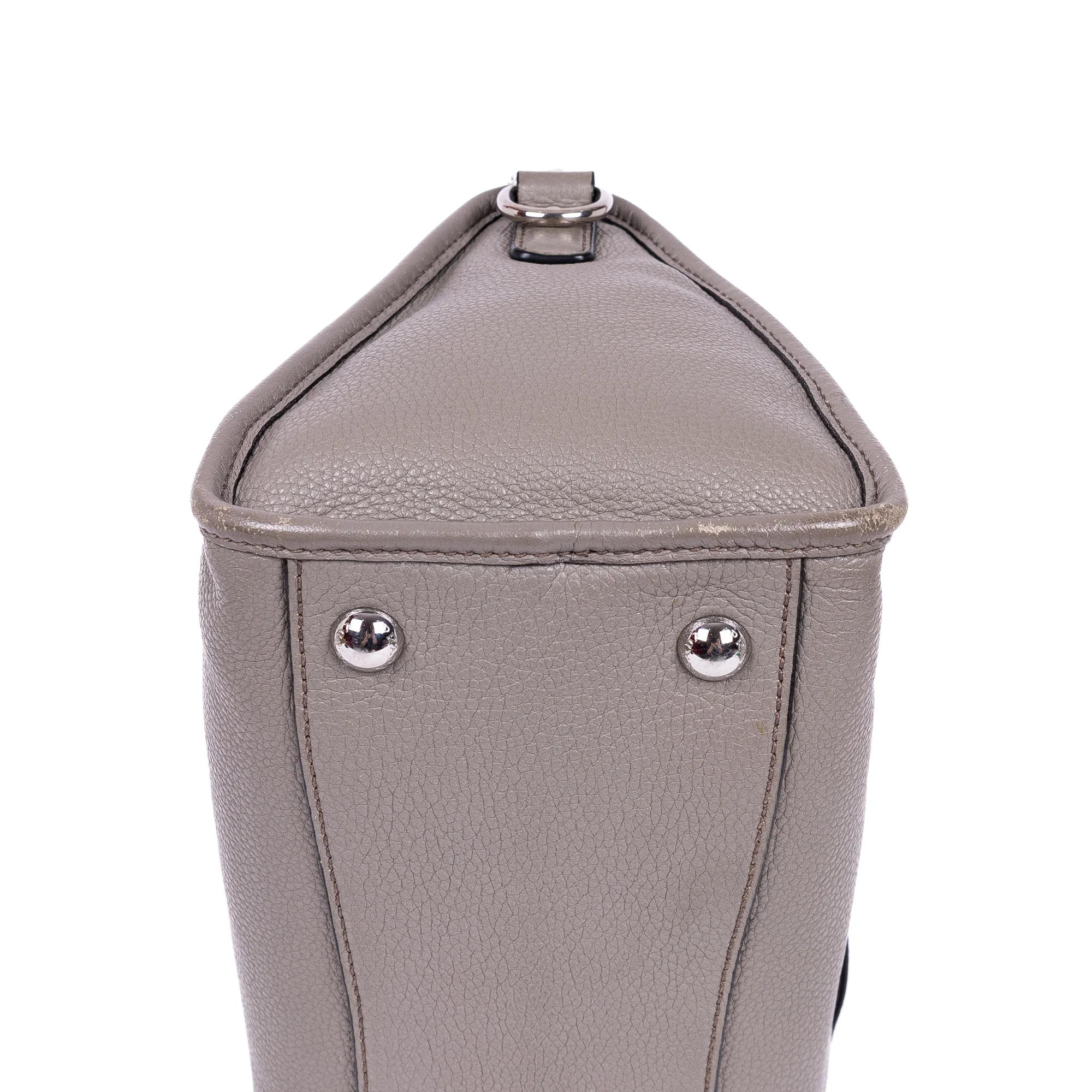 Front Zip Convertible Satchel Vitello Phenix Small - Image 8