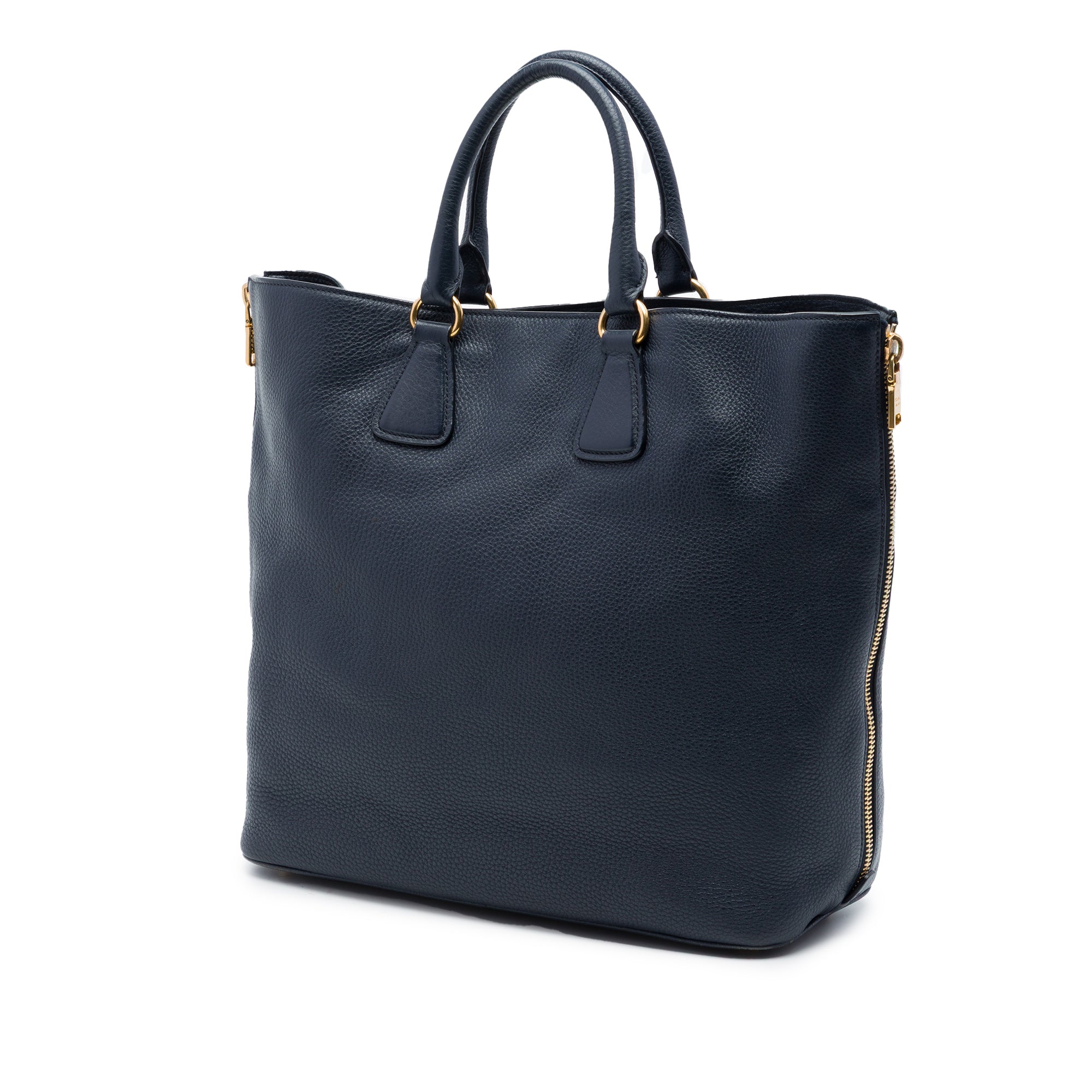 Side Zip Convertible Tote Vitello Daino Large - Image 2