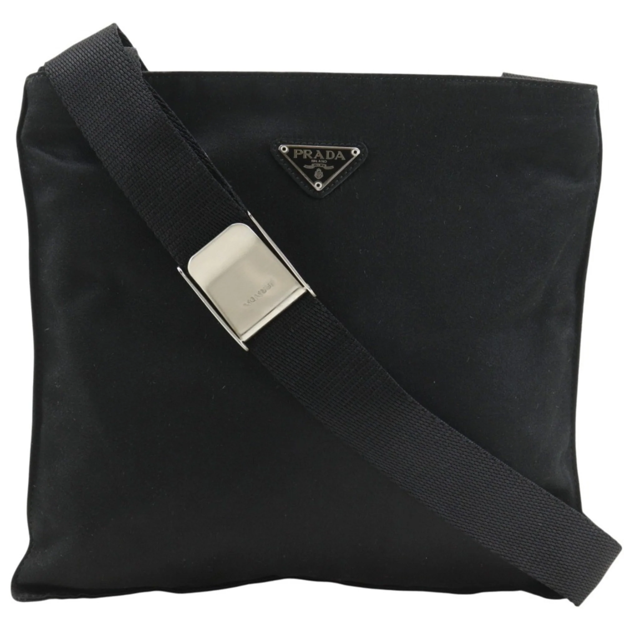 Zip Messenger Bag Saffiano Leather Medium