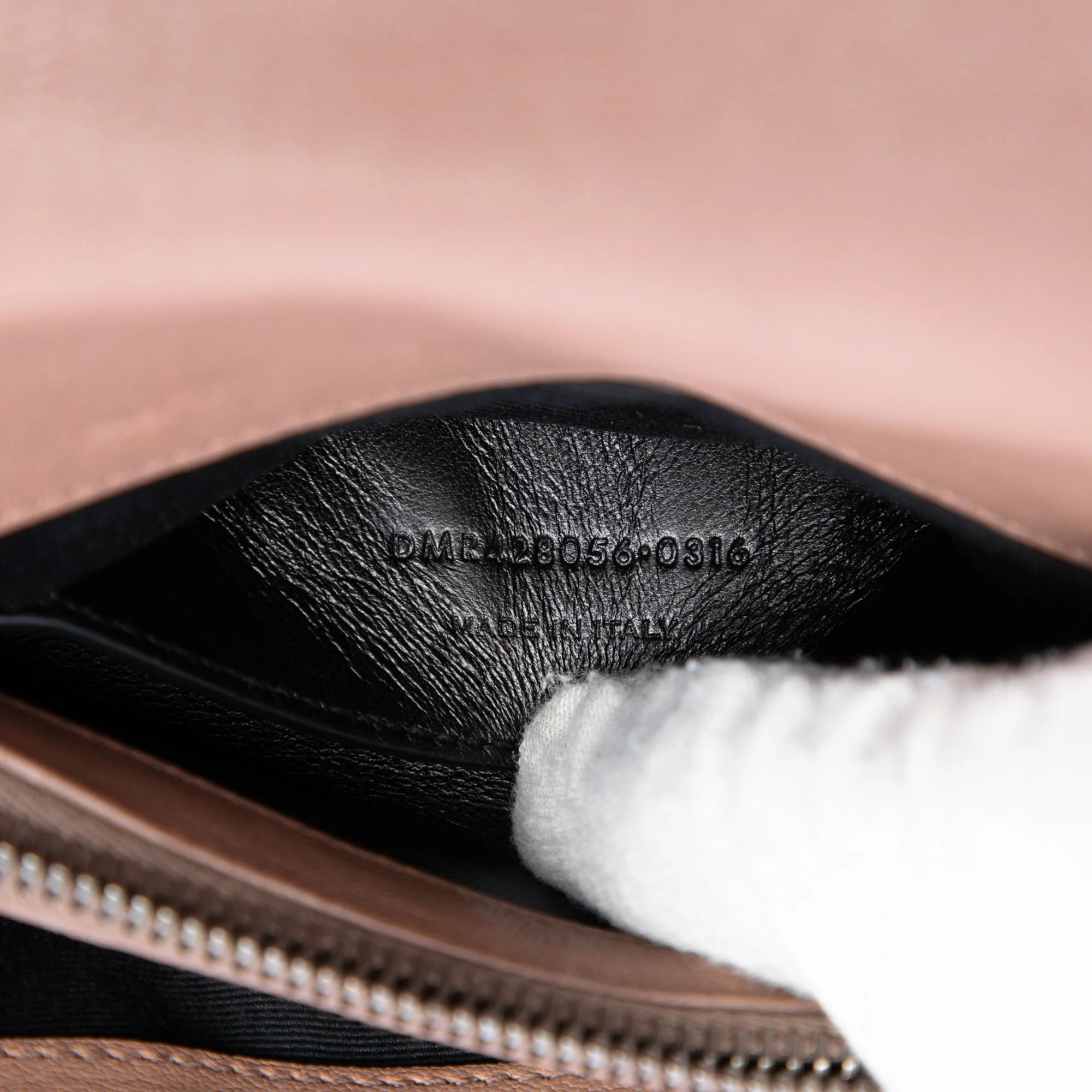Classic Monogram College Bag Matelasse Chevron Leather Medium - Image 5