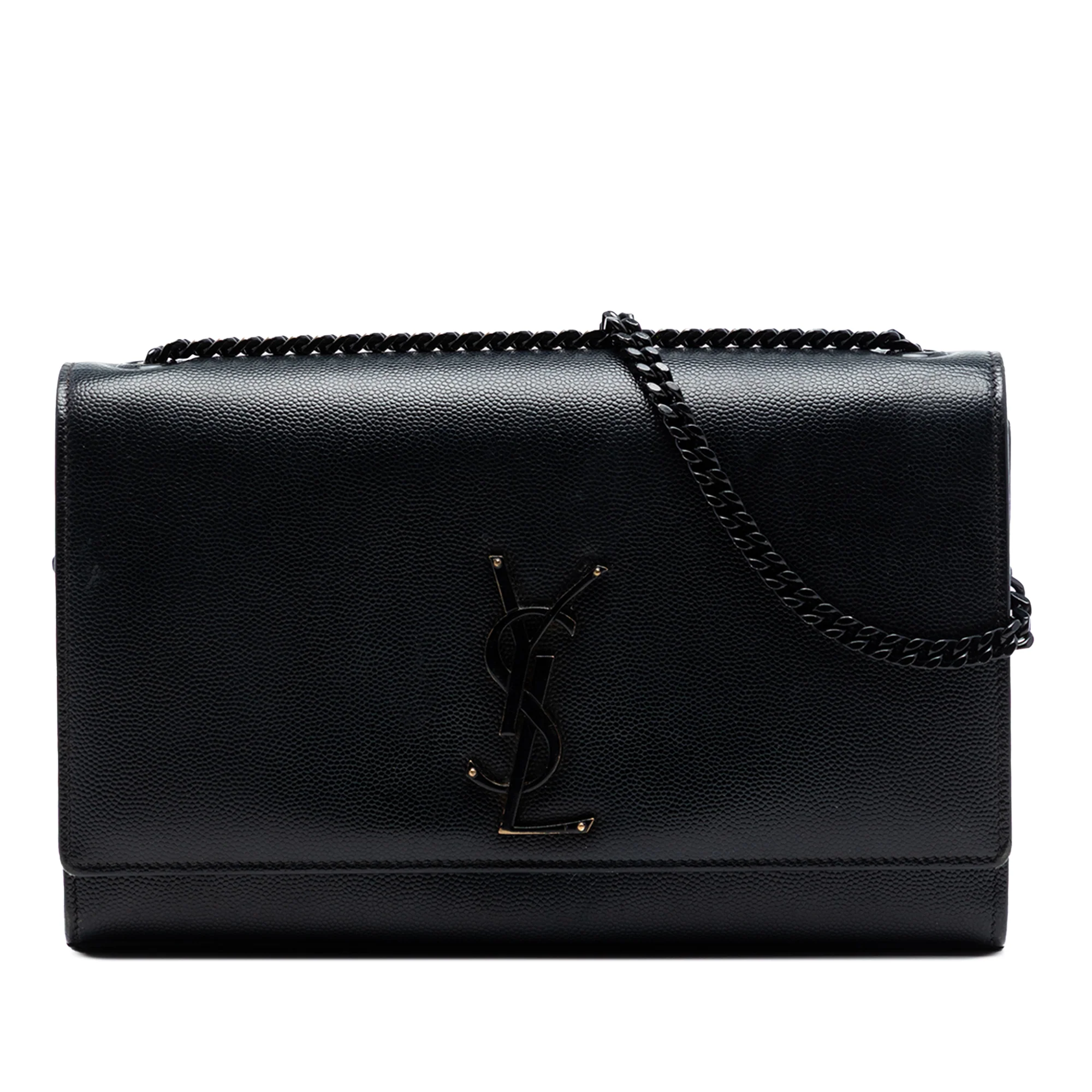 Classic Monogram Crossbody Bag Grainy Leather Medium