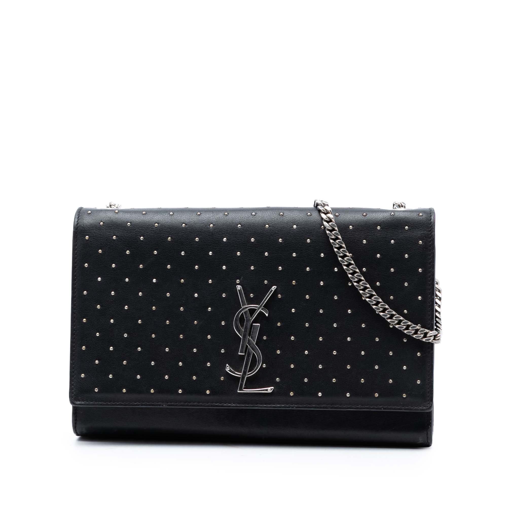 Classic Monogram Crossbody Bag Studded Leather Medium