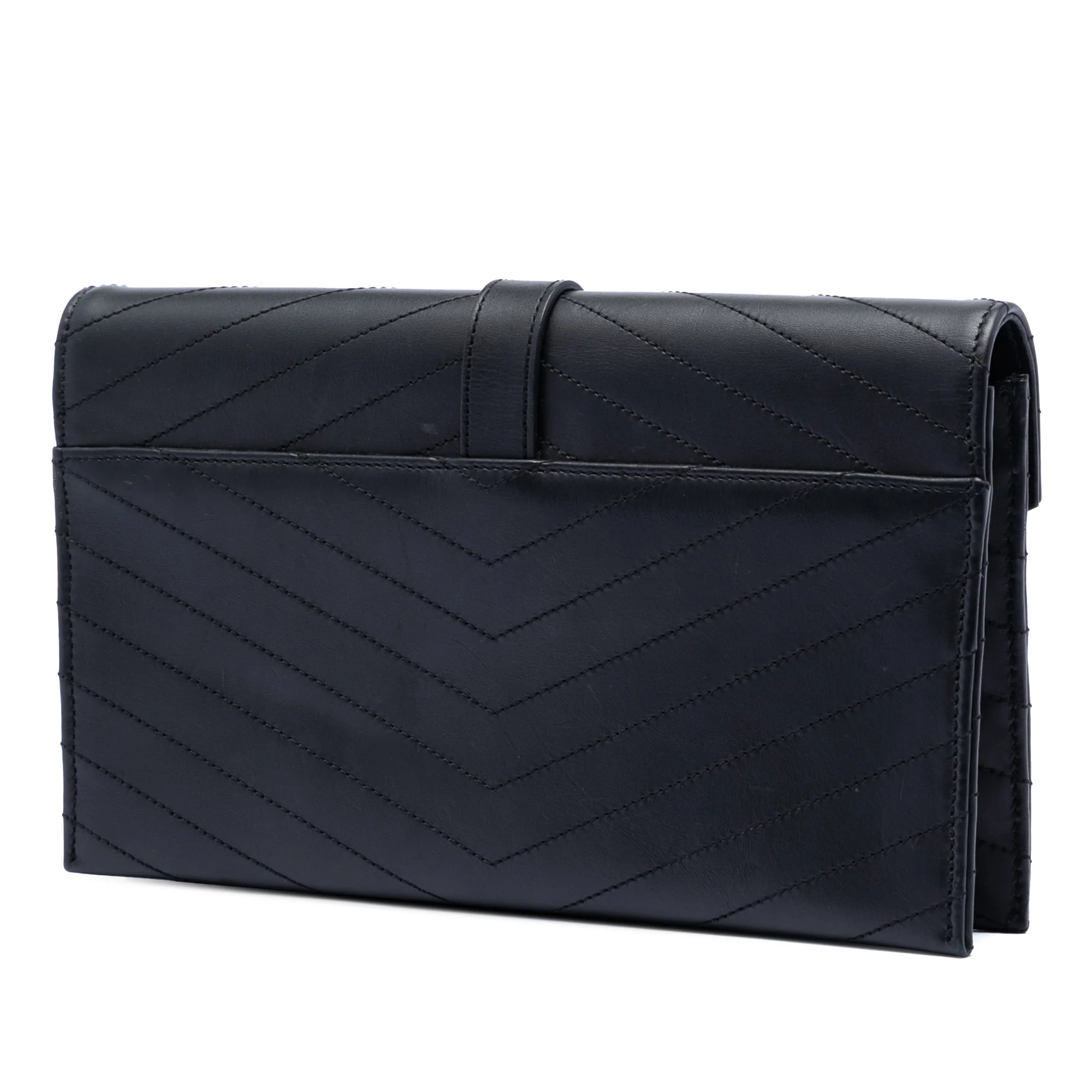 Classic Monogram Envelope Chain Bag Matelasse Chevron Leather Medium - Image 2
