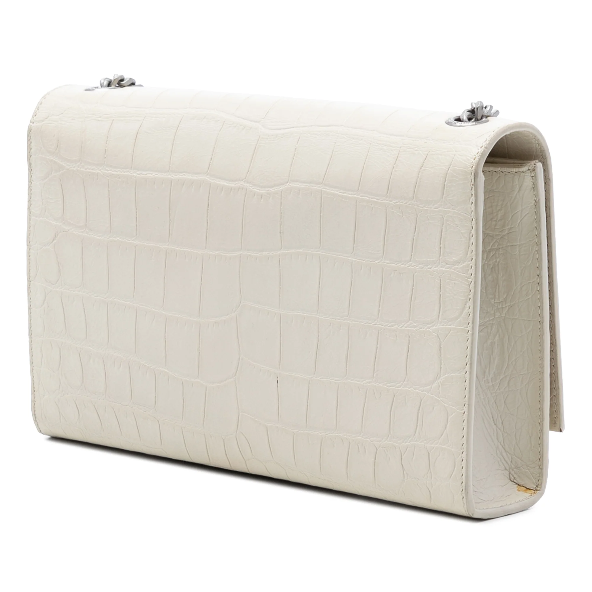 Classic Monogram Tassel Crossbody Bag Crocodile Embossed Leather Medium - Image 2
