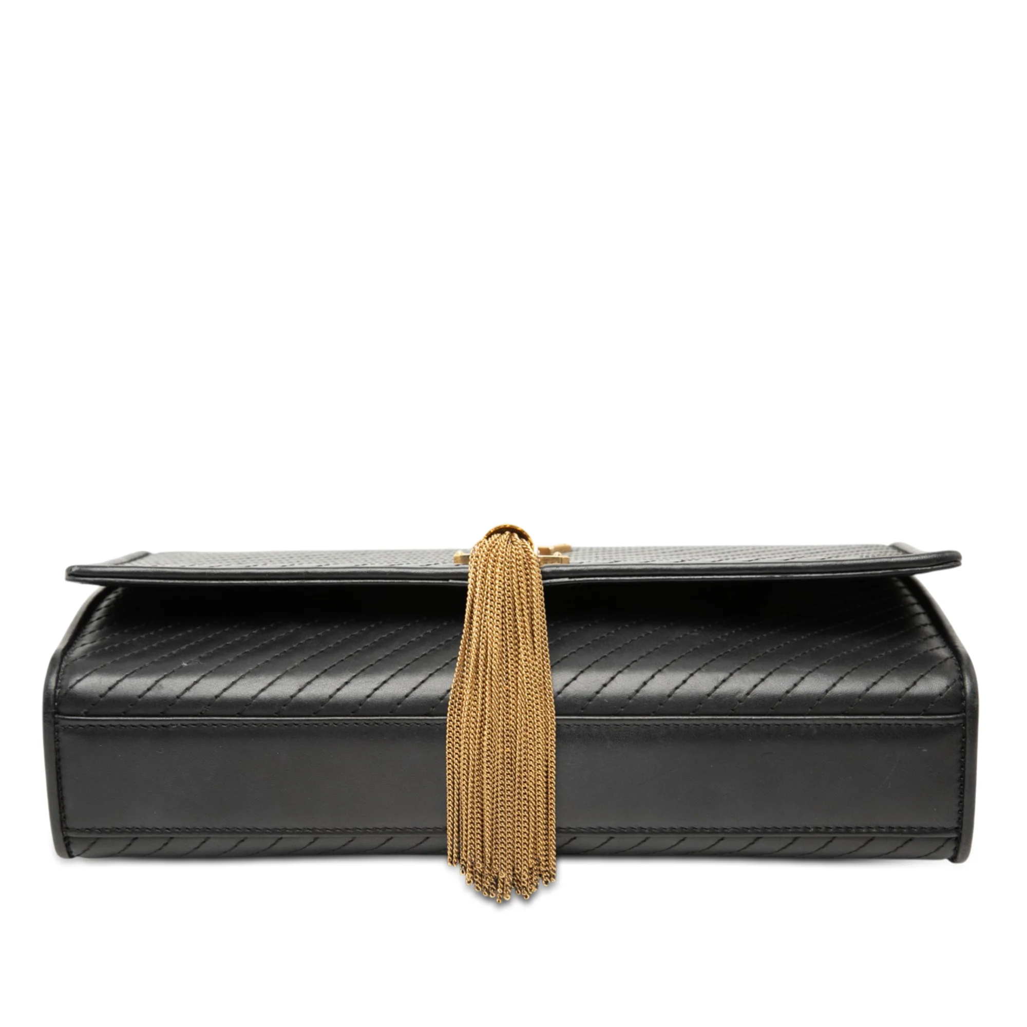 Classic Monogram Tassel Crossbody Bag Leather Medium - Image 3