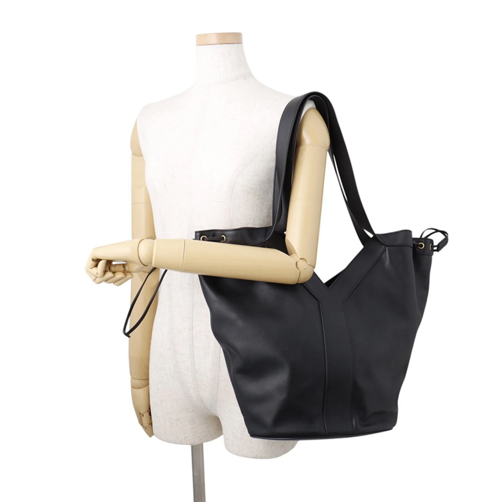 Y Tote Leather Medium - Image 4