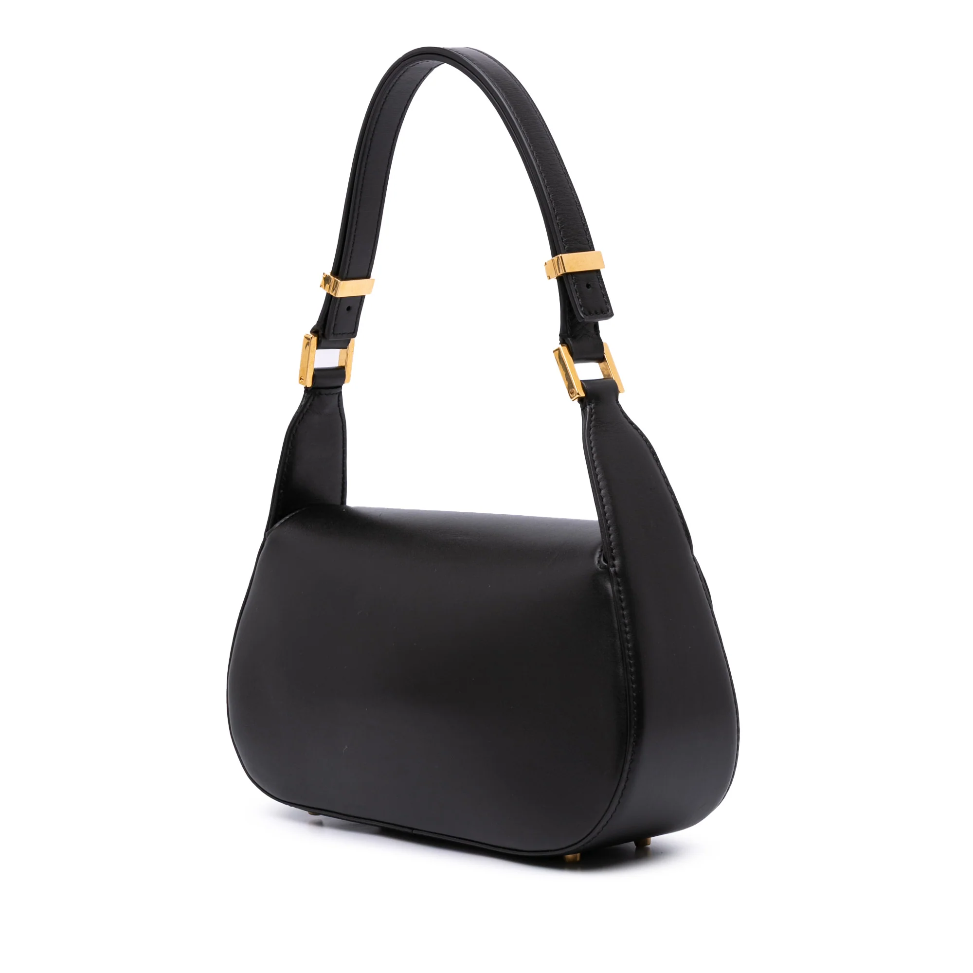 VLogo Chain Flap Shoulder Bag Leather Medium - Image 2