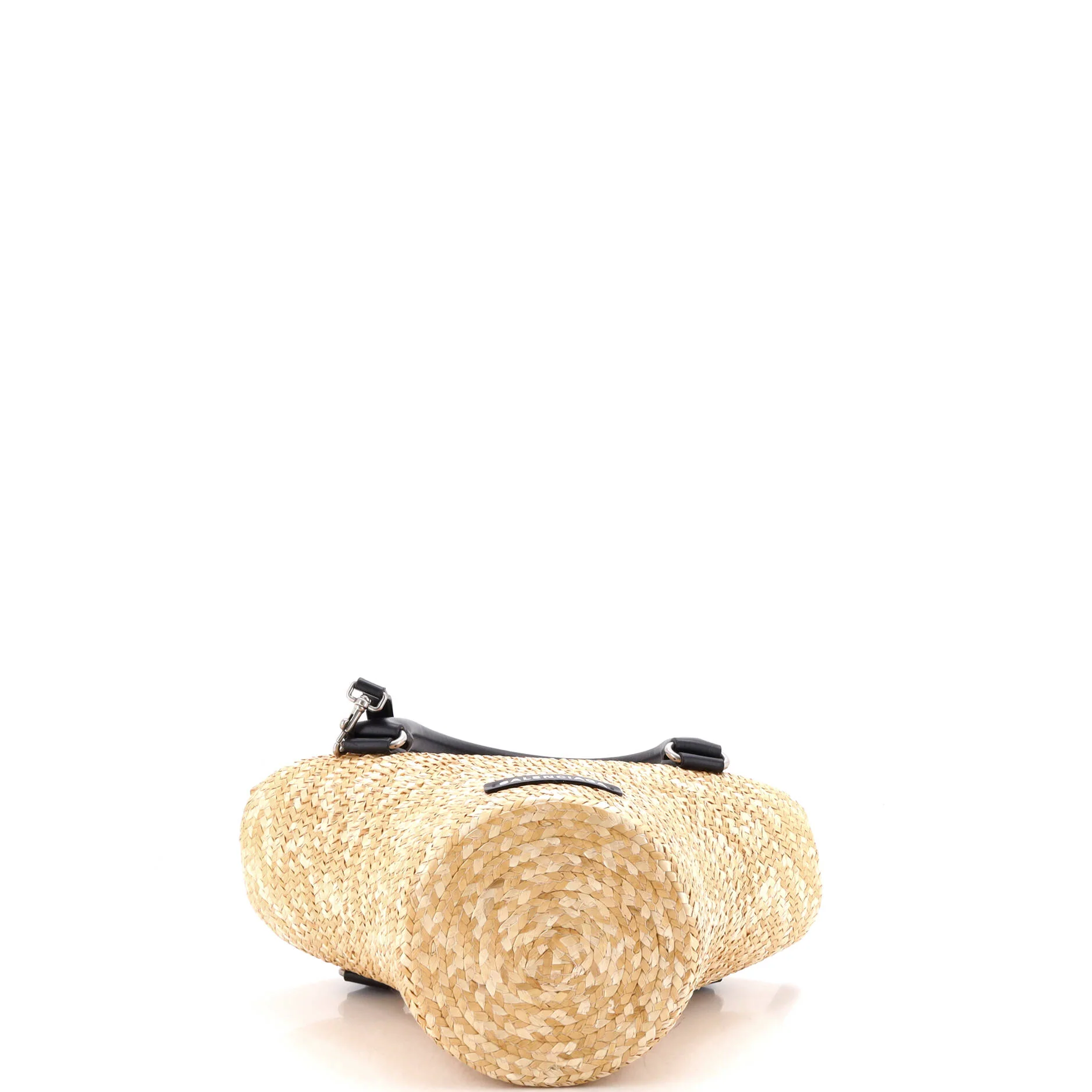 Basket Tote Woven Raffia Small - Image 4