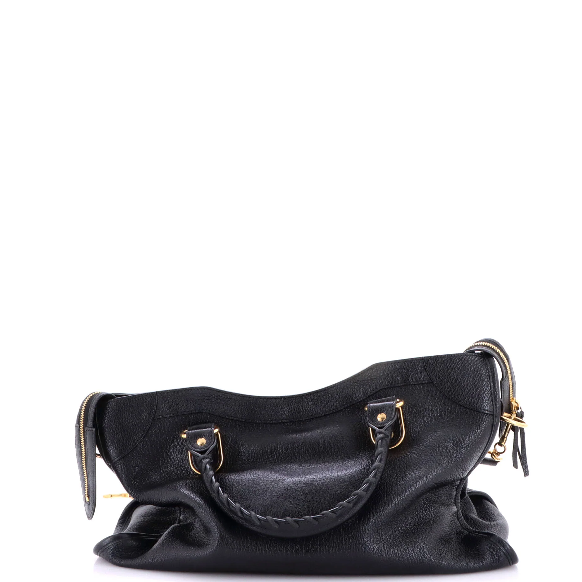City Classic Metallic Edge Bag Leather Medium - Image 4