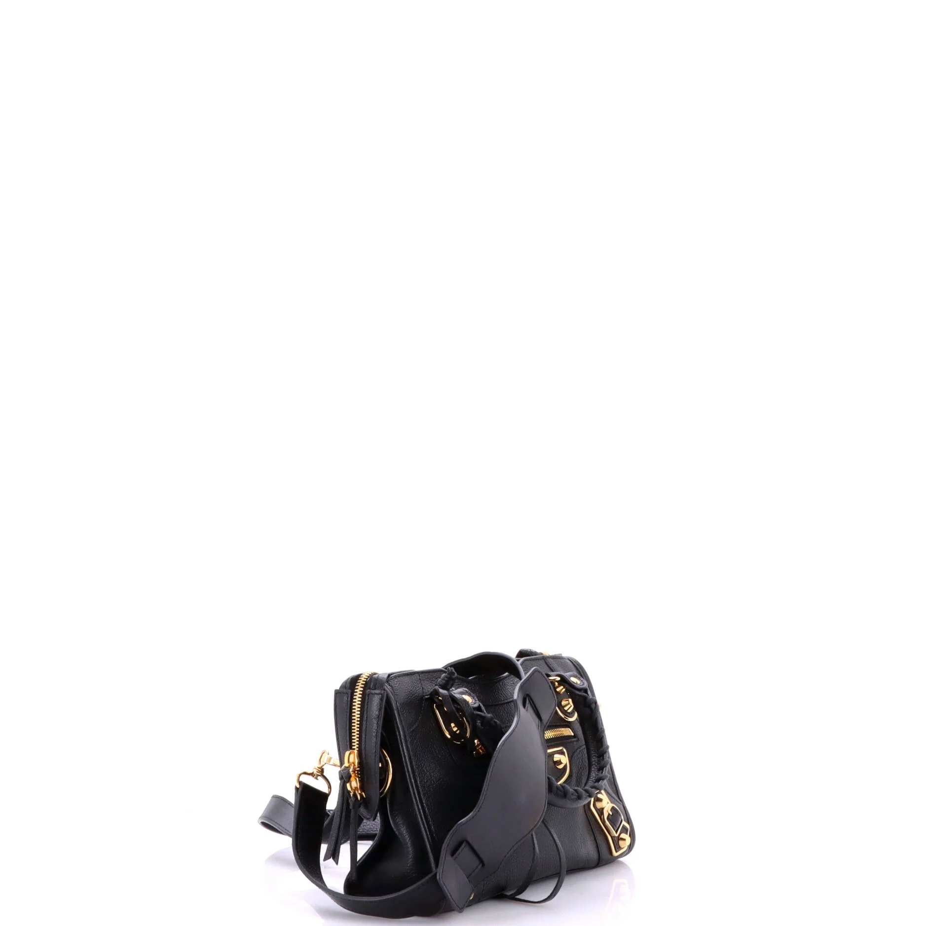 City Classic Metallic Edge Bag Leather Mini - Image 3