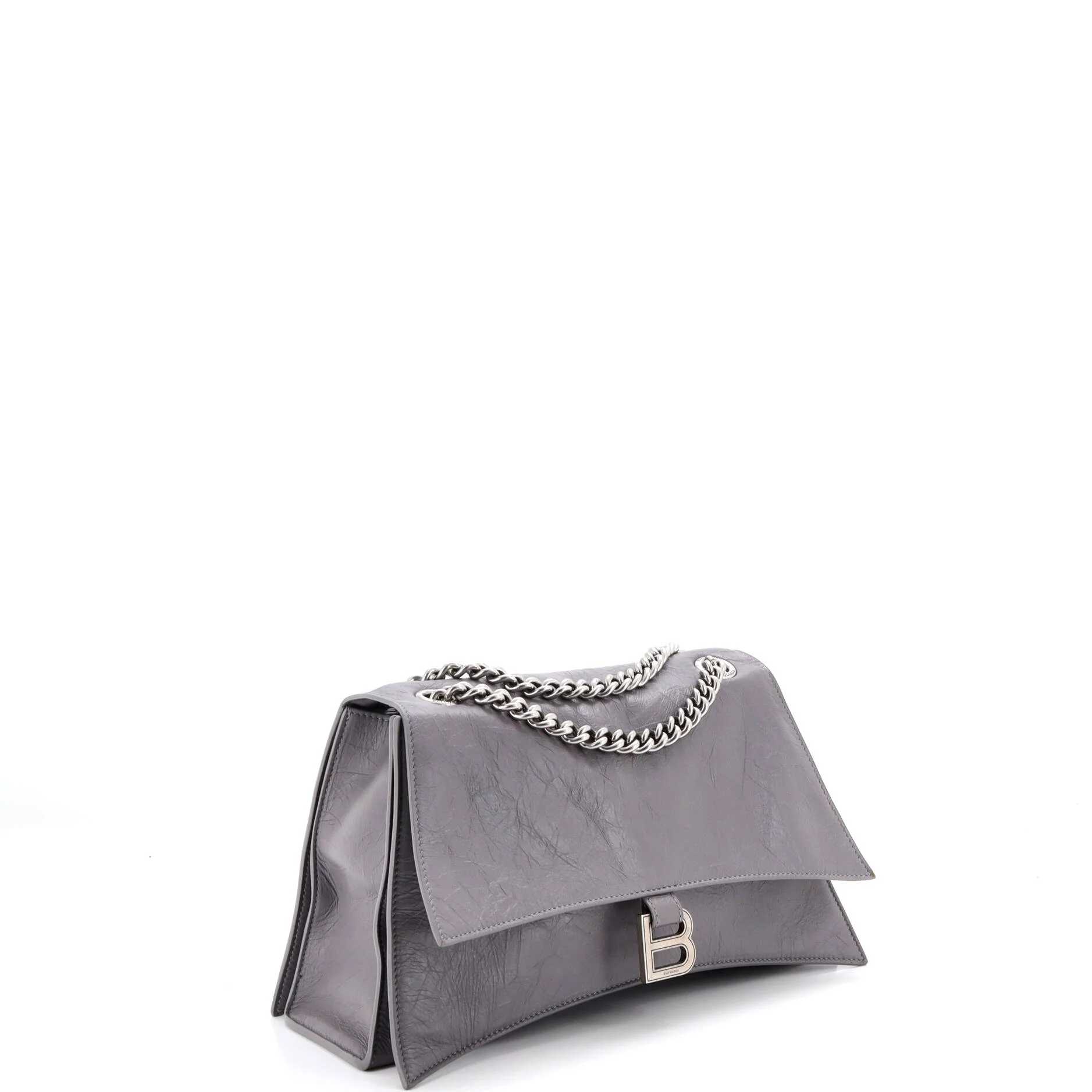 Crush Chain Flap Bag Leather Medium - Image 2