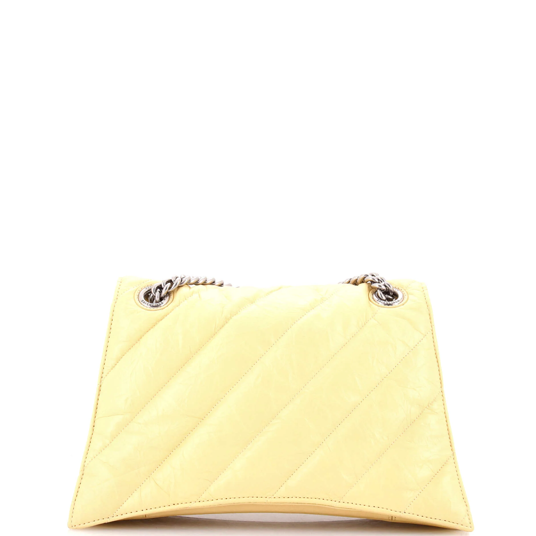 Crush Chain Flap Bag Quilted Crushed Calfskin Medium - Image 3