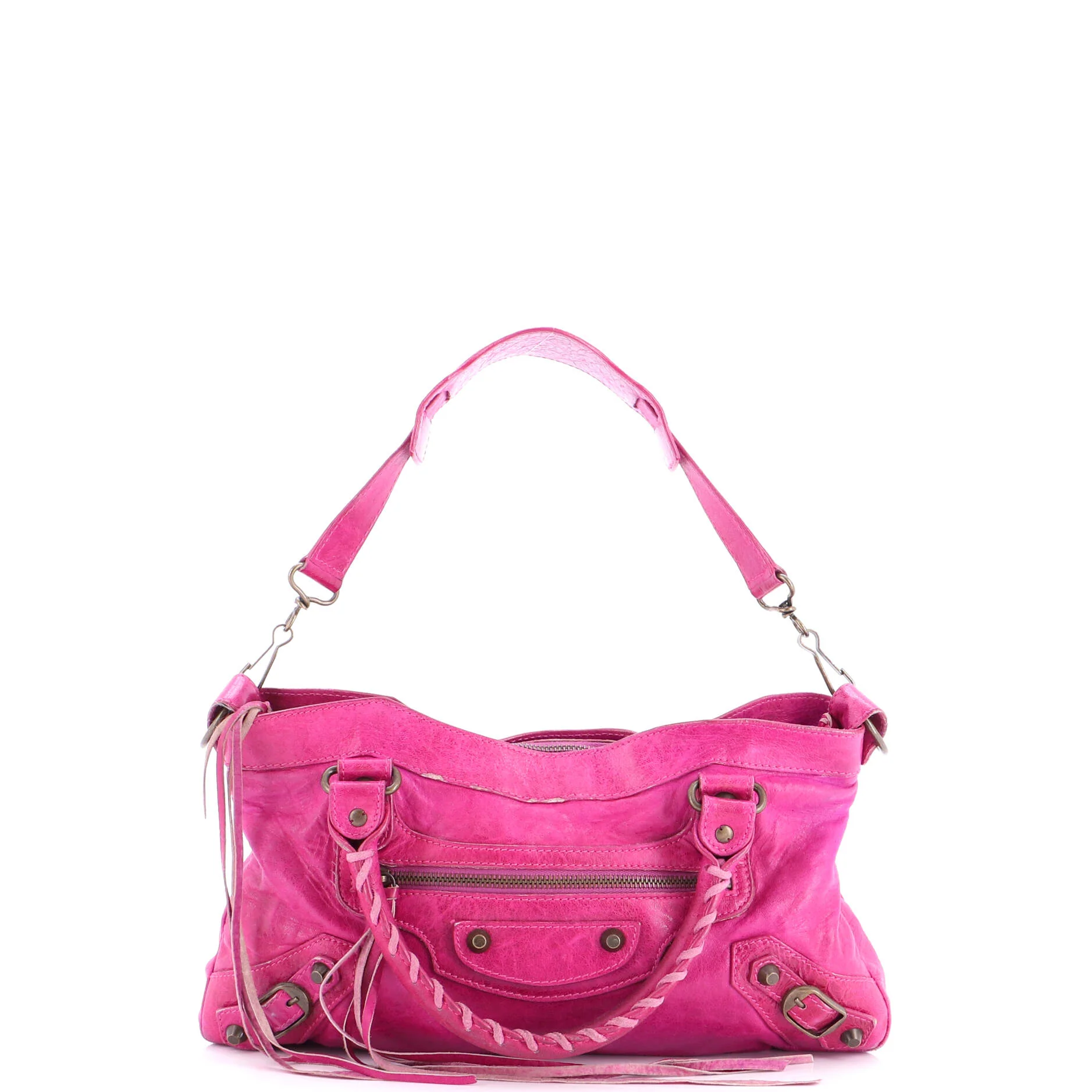 First Classic Studs Bag Leather