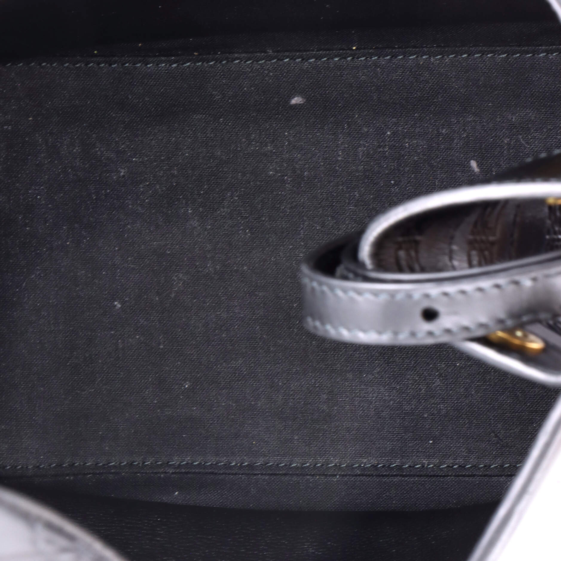 Hardware Tote Embossed Leather Small - Image 5