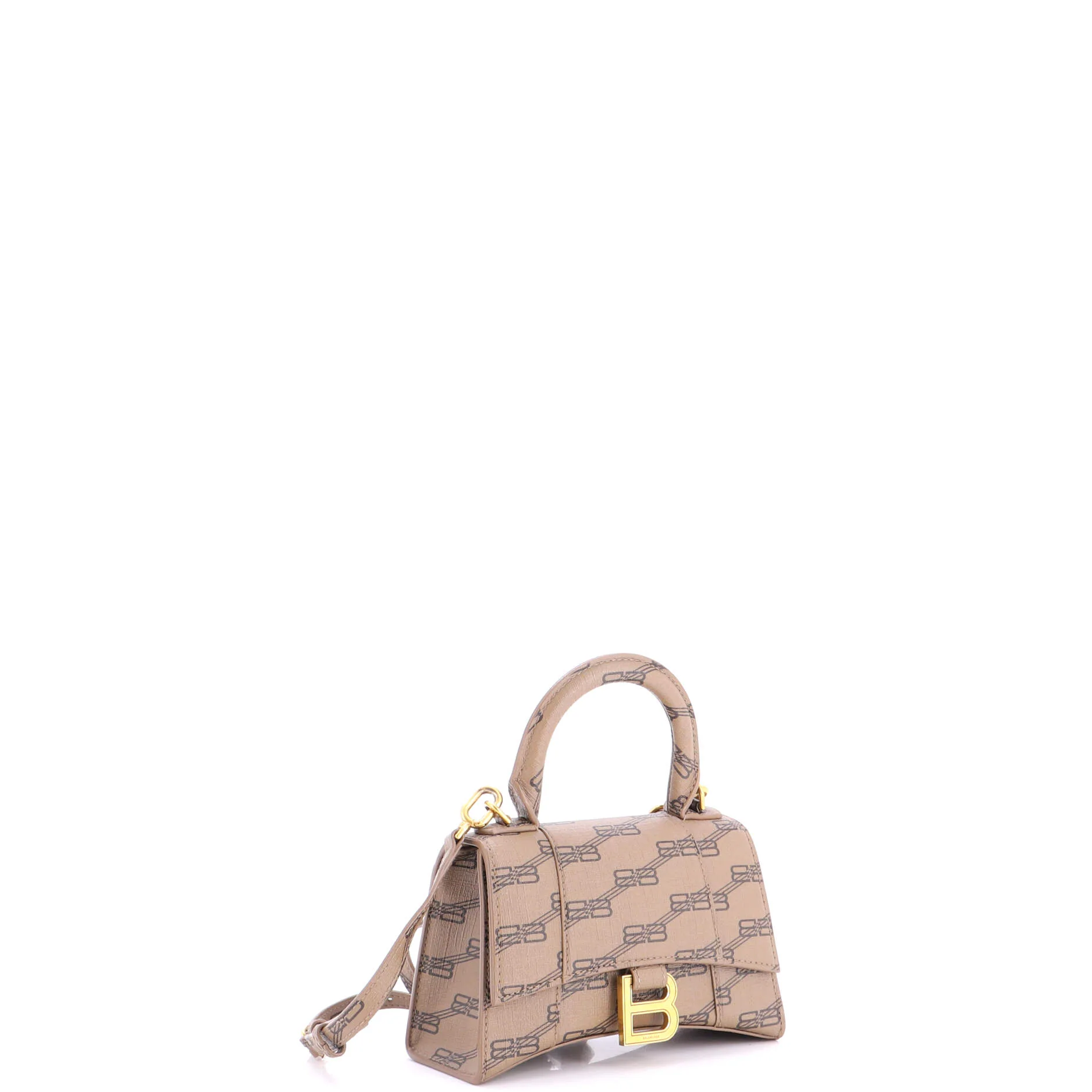 Hourglass Top Handle Bag BB Coated Canvas XS - Image 2