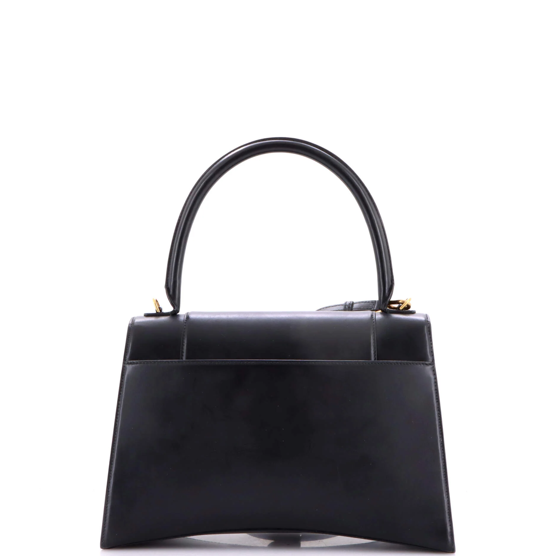 Hourglass Top Handle Bag Leather New Medium - Image 3