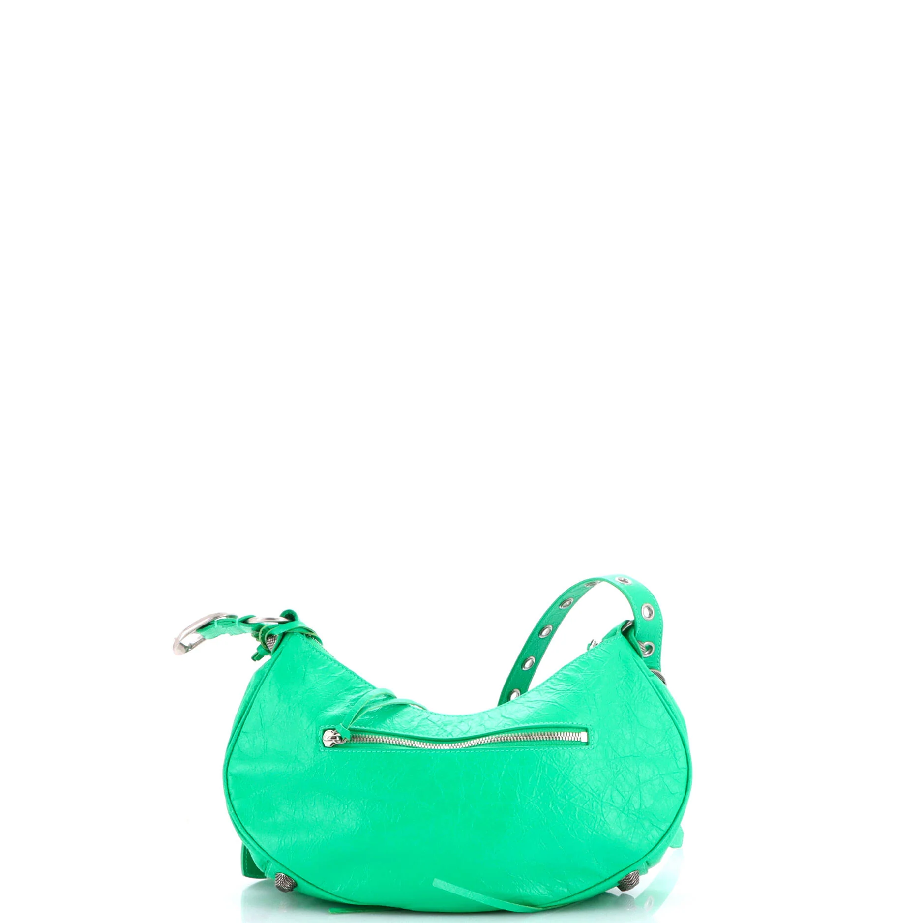 Le Cagole Giant Studs Shoulder Bag Leather Small - Image 3