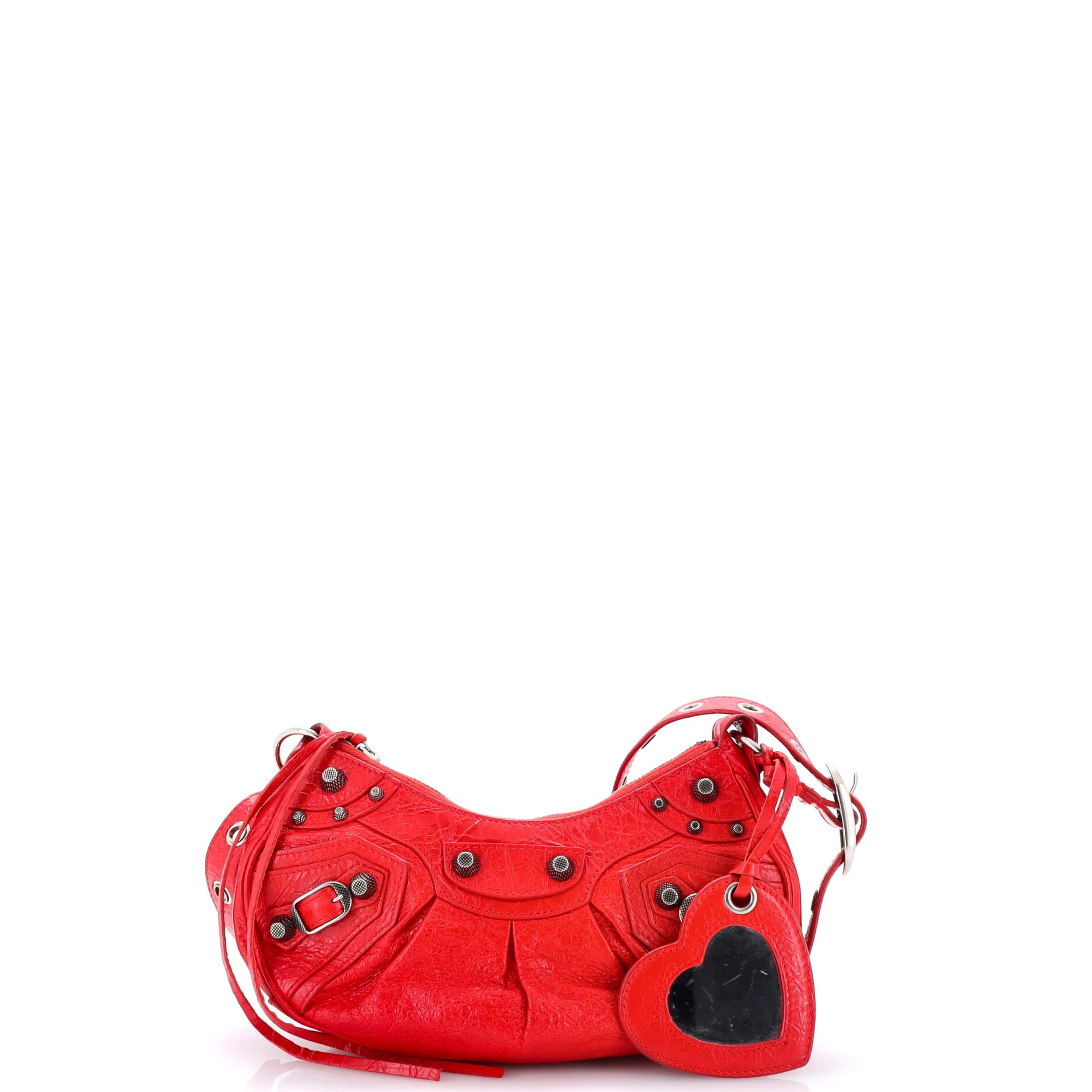 Le Cagole Giant Studs Shoulder Bag Leather XS - Image 2