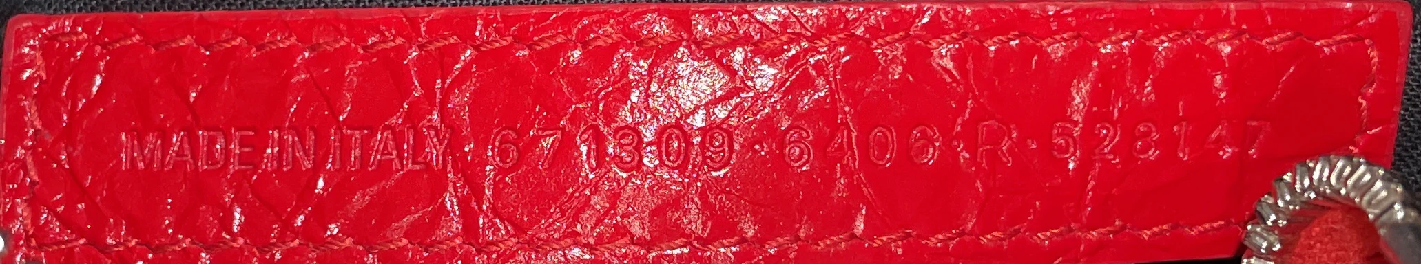 Le Cagole Giant Studs Shoulder Bag Leather XS - Image 9