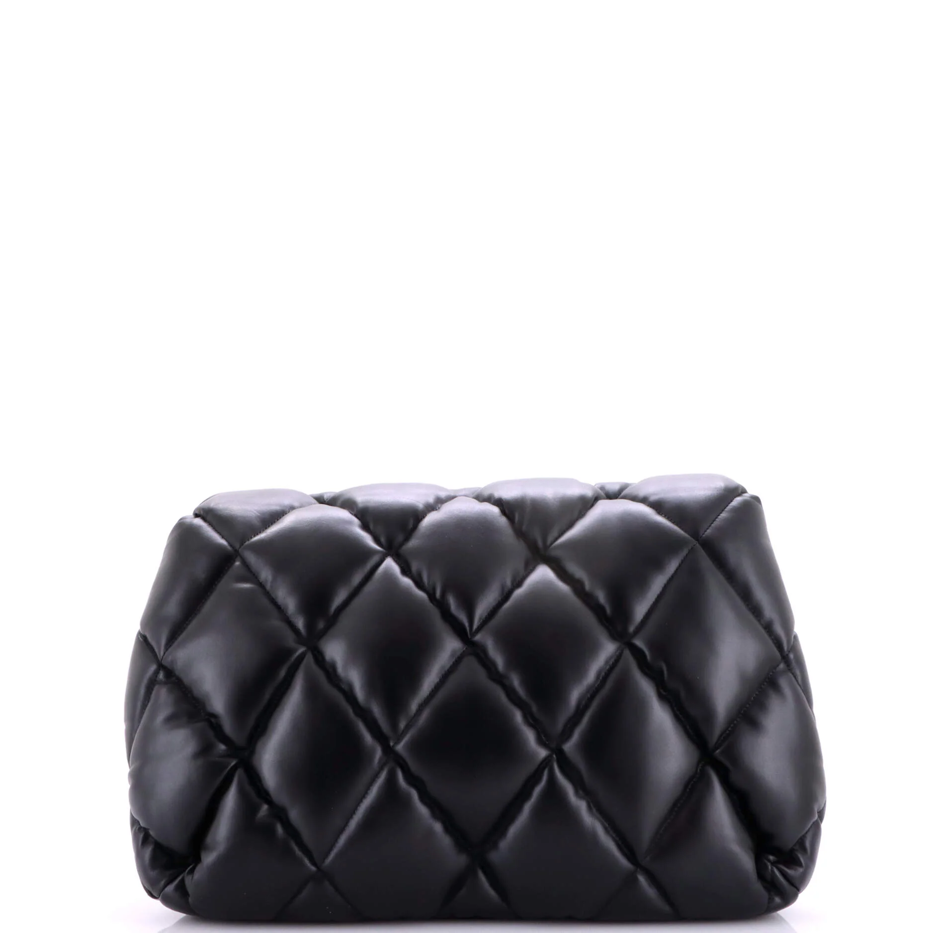 Touch Clutch Quilted Puffy Leather Large - Image 3