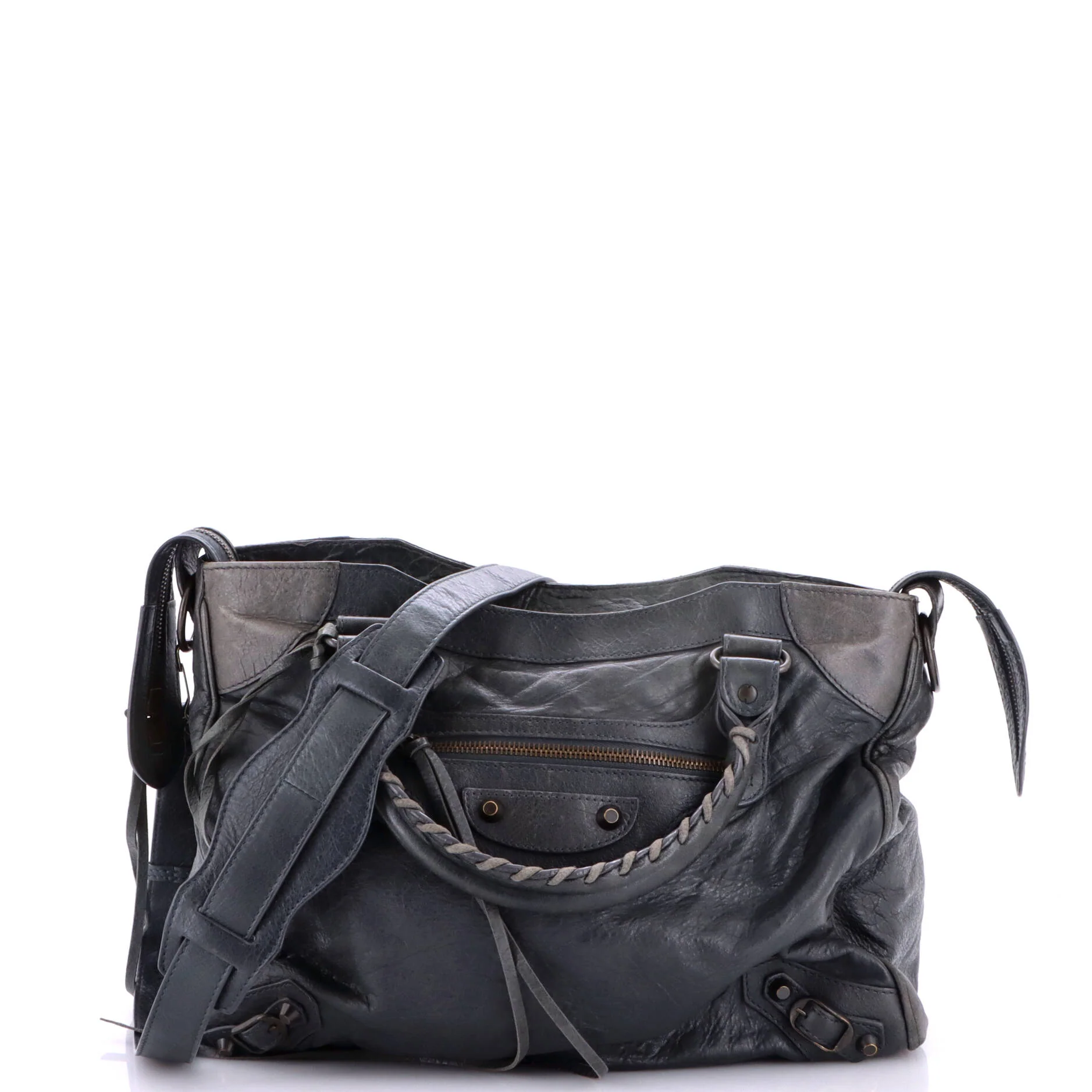 Velo Classic Studs Bag Leather Large