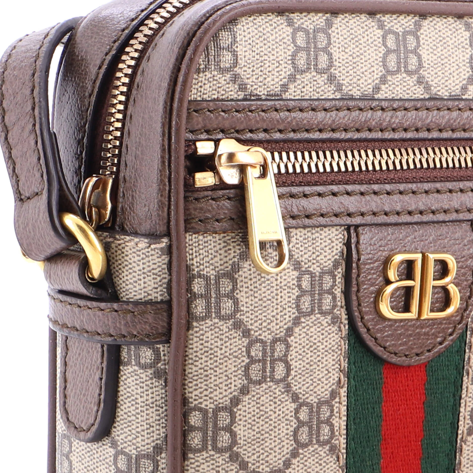 x Gucci The Hacker Project Zip Messenger Bag BB Coated Canvas Mini - Image 6