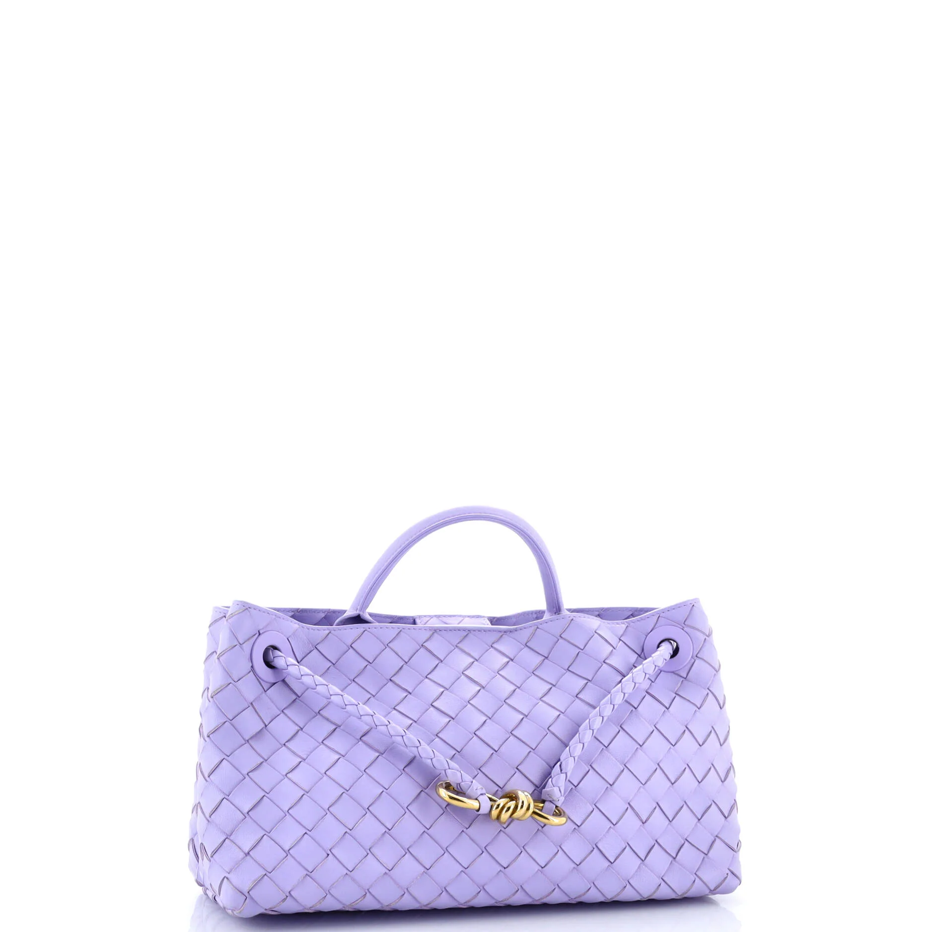 Andiamo East West Top Handle Bag Intrecciato Nappa Small - Image 2