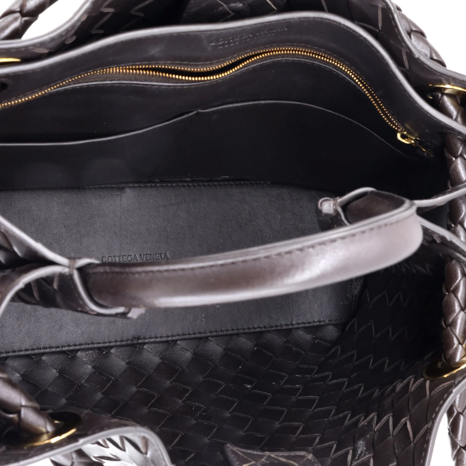 Andiamo Top Handle Bag Intrecciato Nappa Medium - Image 6
