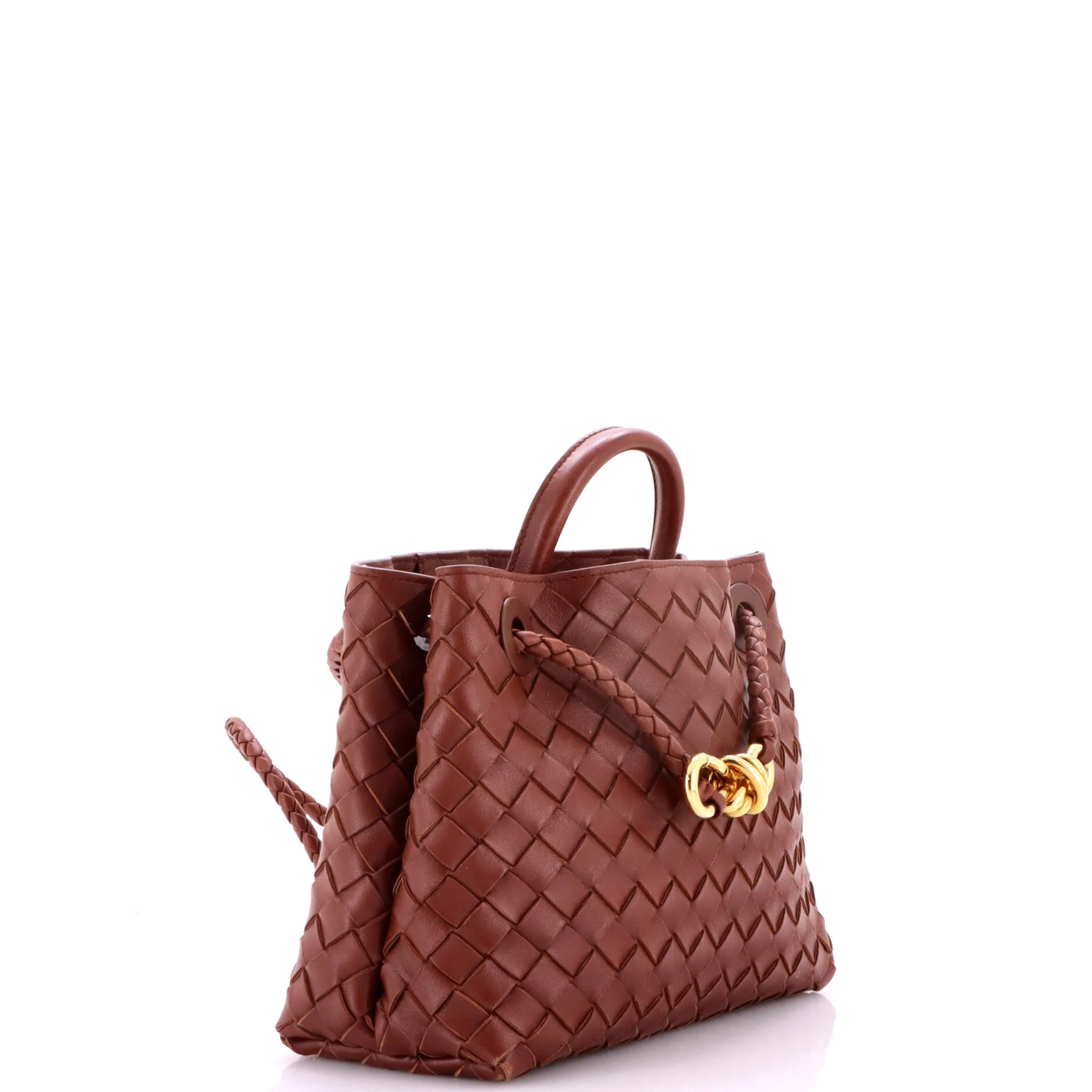 Andiamo Top Handle Bag Intrecciato Nappa Small - Image 2